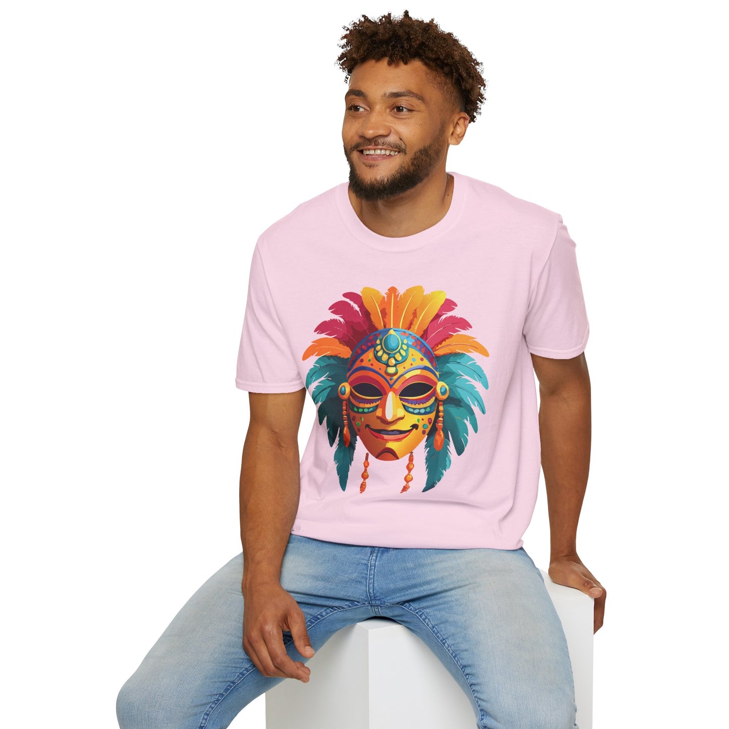 Mask Tee Shirt, Mask Shirt, Shirt with Mask, Masquerade Tees