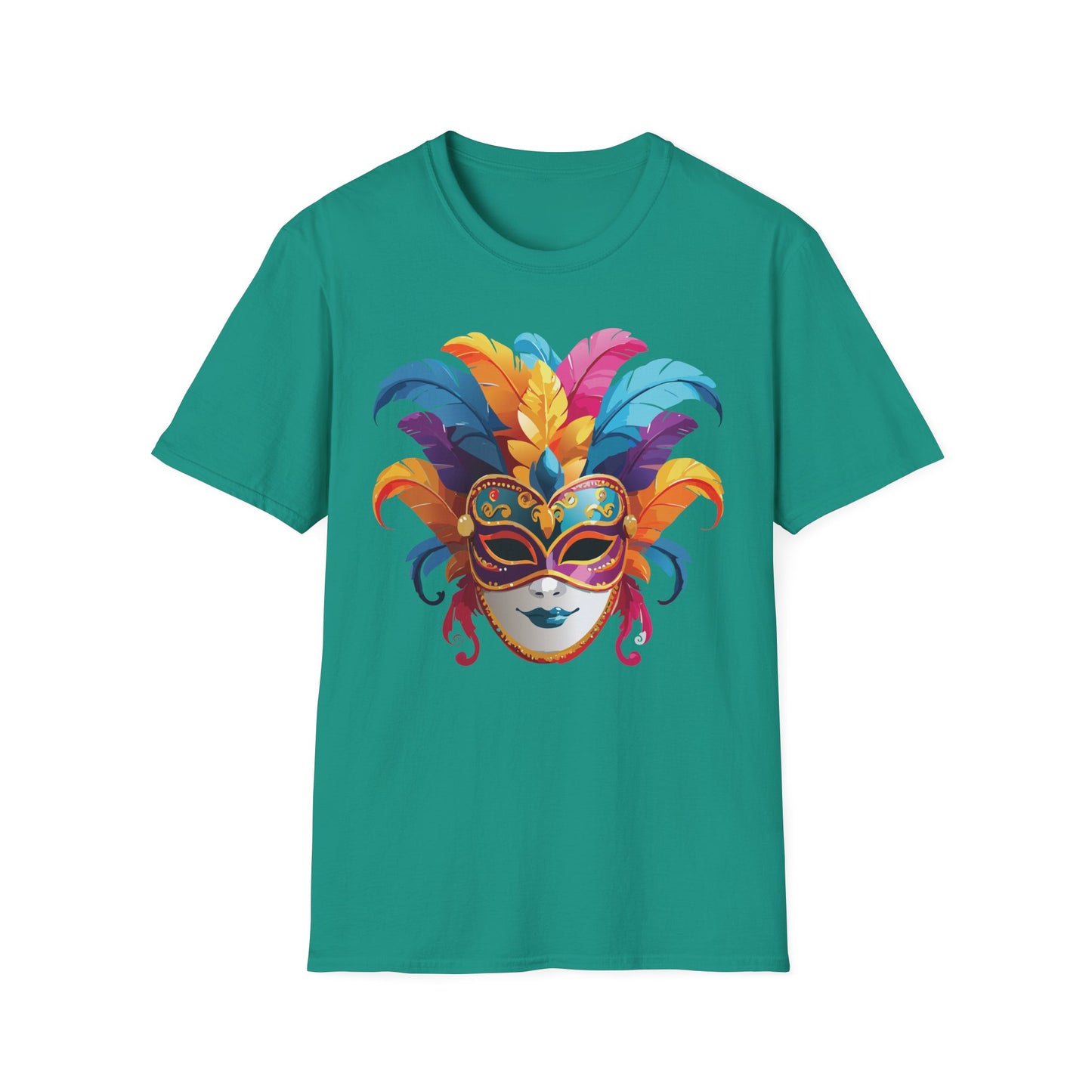 Mask Tee Shirt, Mask Shirt, Shirt with Mask, Masquerade Tees
