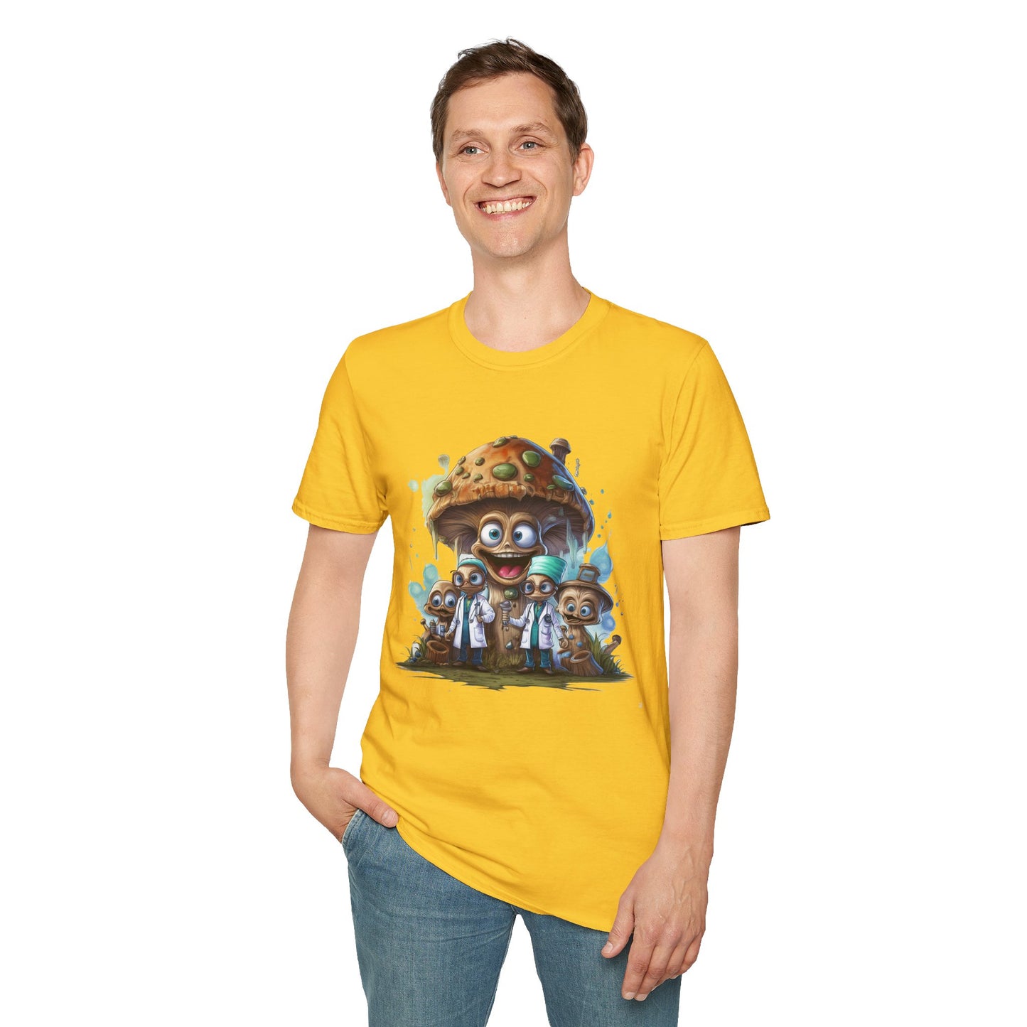 Mashroom Tee Shirt, Mashroom Shirt, Shirt with Funny Mashroom, Shirt with Fungus