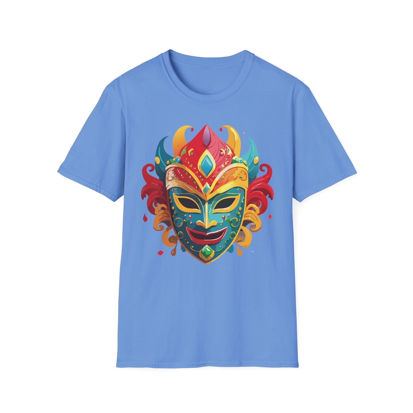 Mask Tee Shirt, Mask Shirt, Shirt with Mask, Masquerade Tees