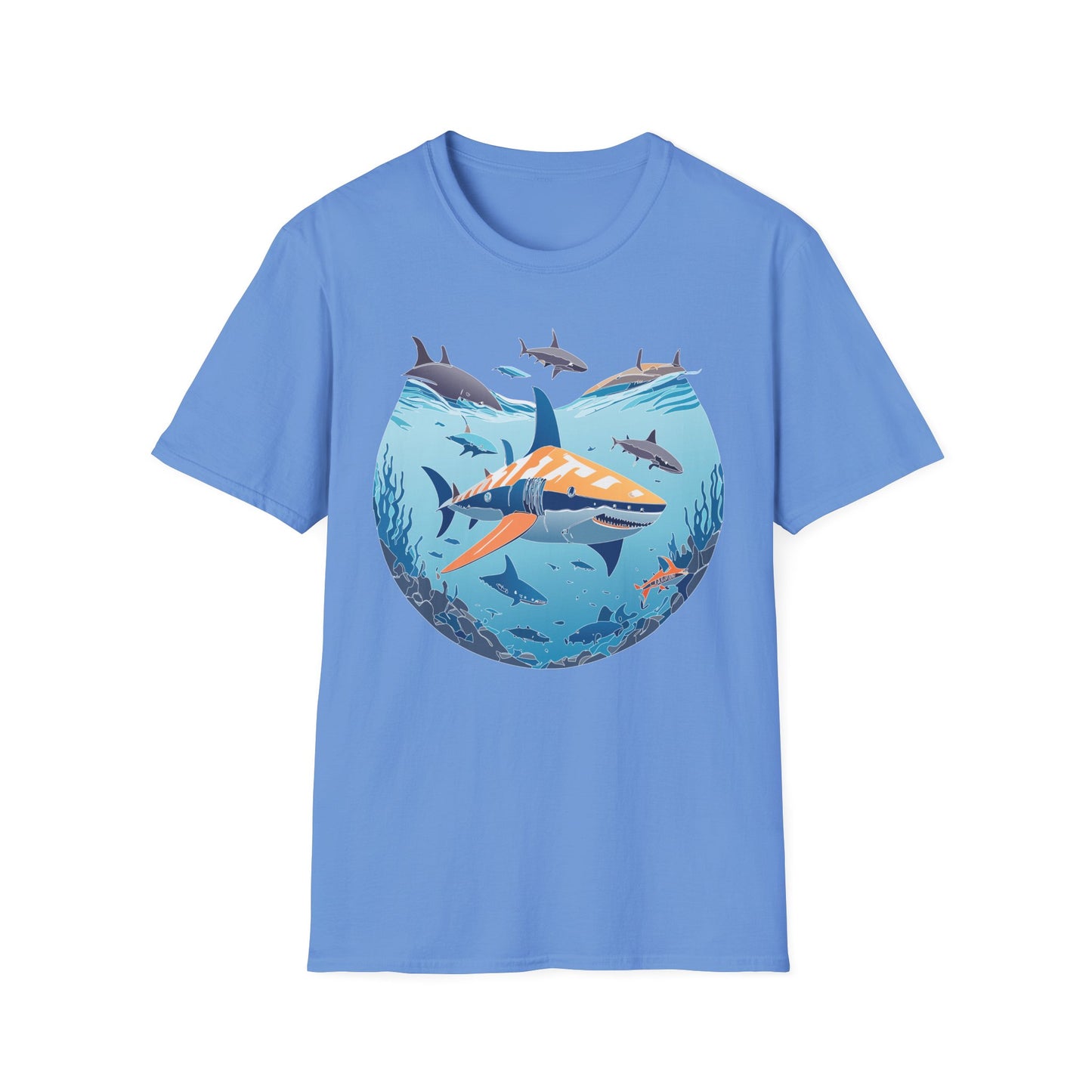 Ocean Tee Shirt, Ocean Shirt, Shirt with Ocean, U boat Tees, Shirt with U-Boat