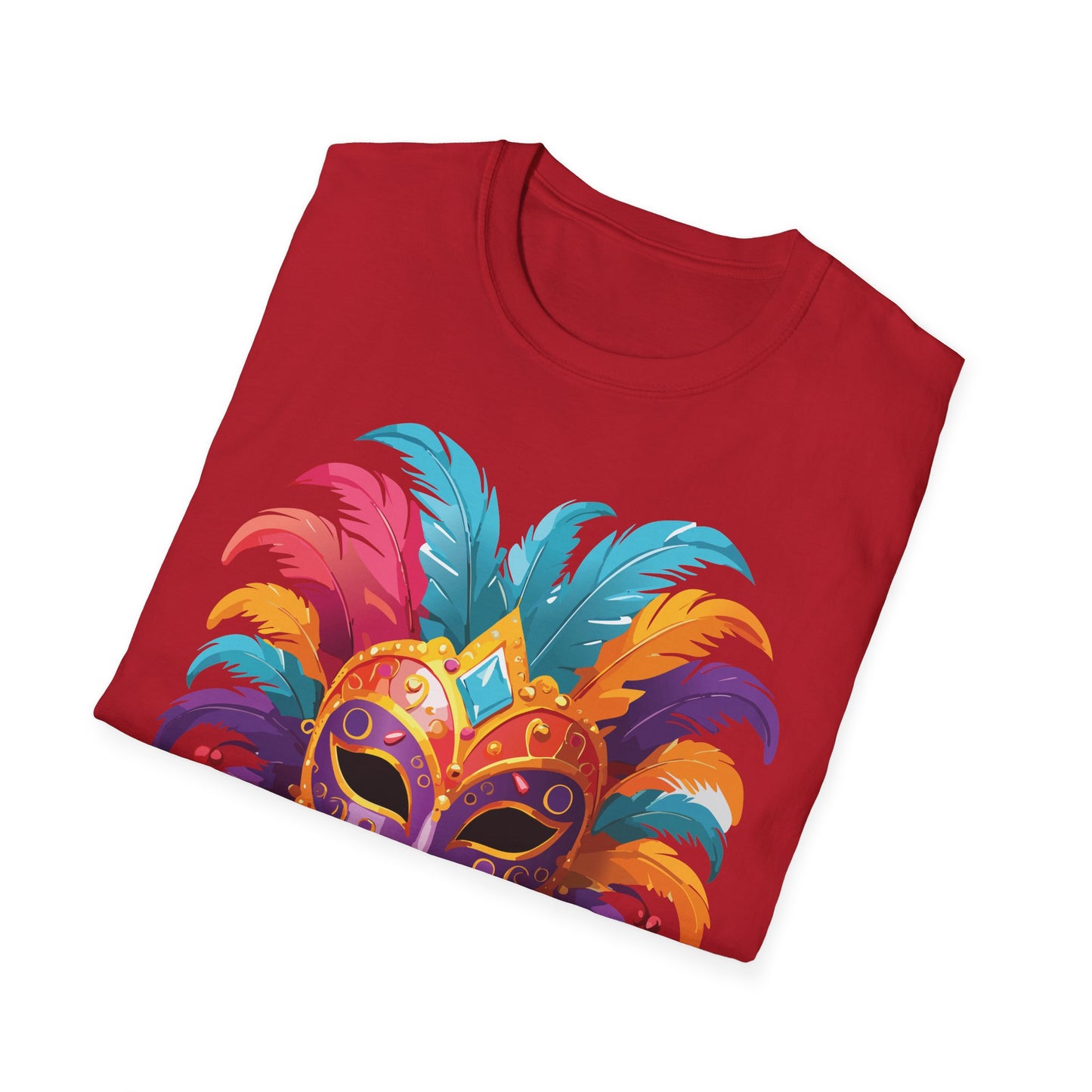 Mask Tee Shirt, Mask Shirt, Shirt with Mask, Masquerade Tees