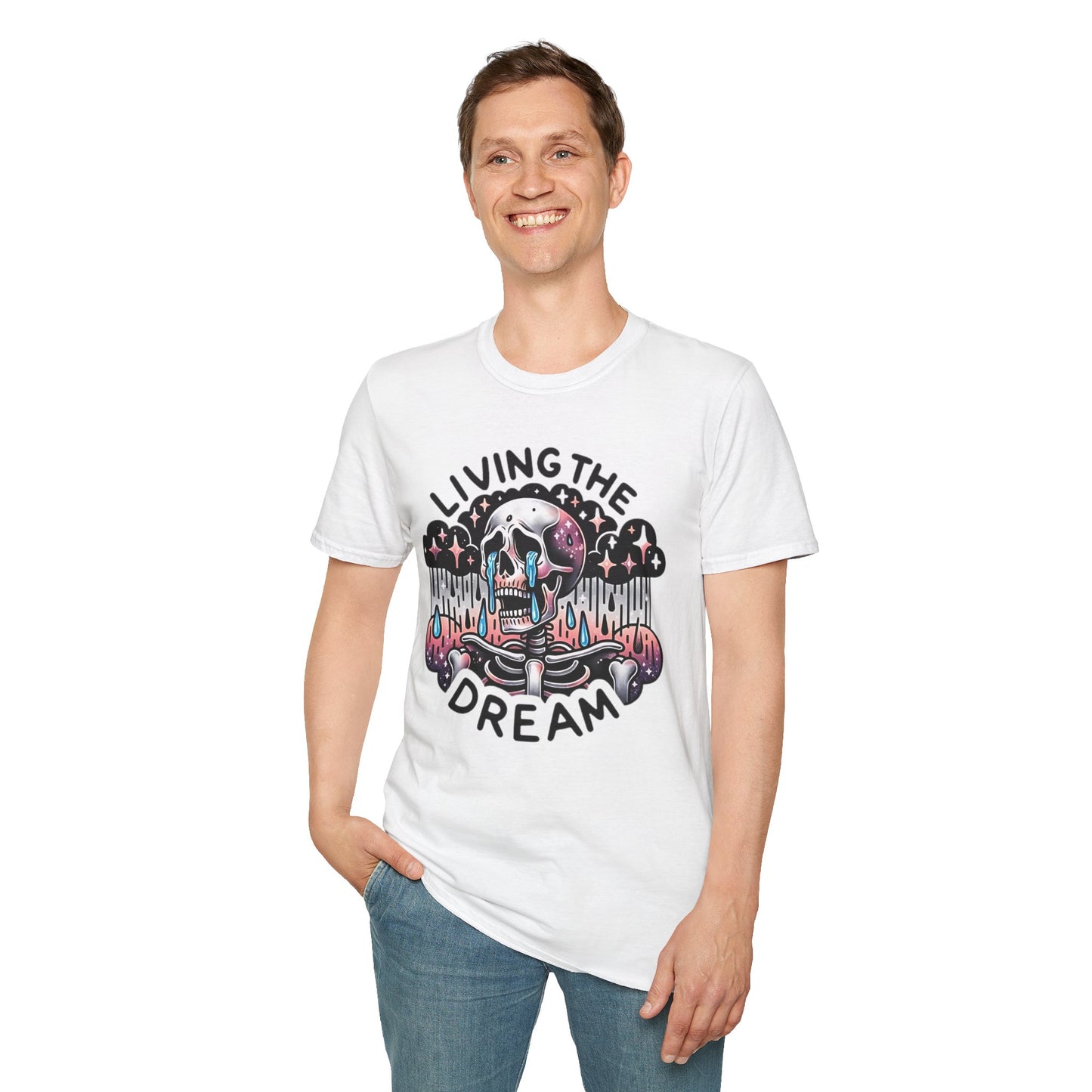Skull Tee Shirt, Skeleton Shirt, Shirt with Skull, Shirt with Skeleton