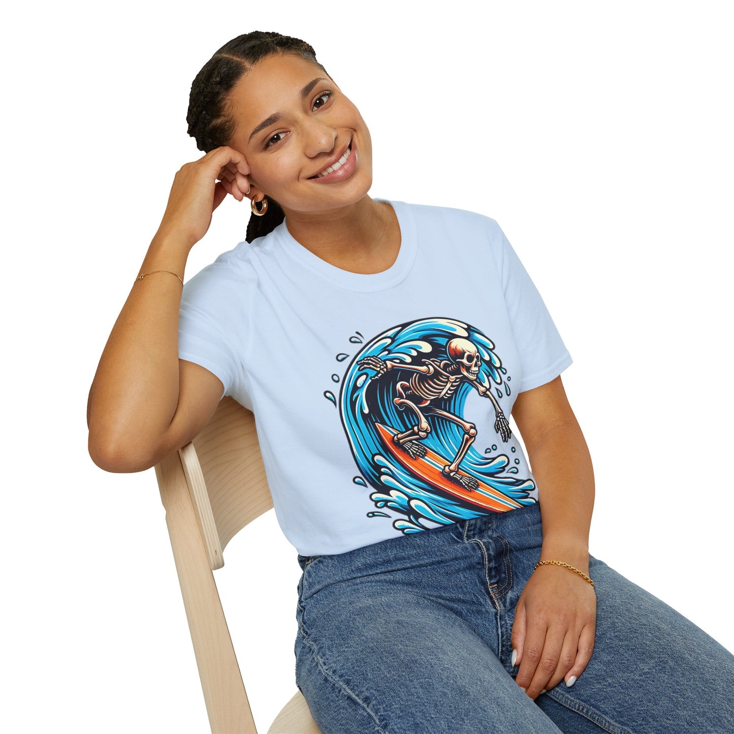 Skull Tee Shirt, Skeleton Shirt, Shirt with Skull, Shirt with Skeleton