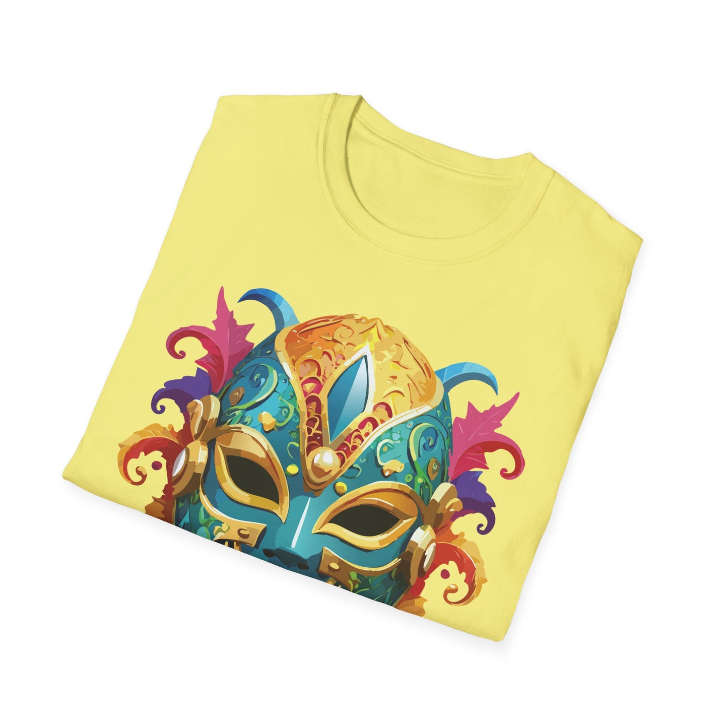 Mask Tee Shirt, Mask Shirt, Shirt with Mask, Masquerade Tees