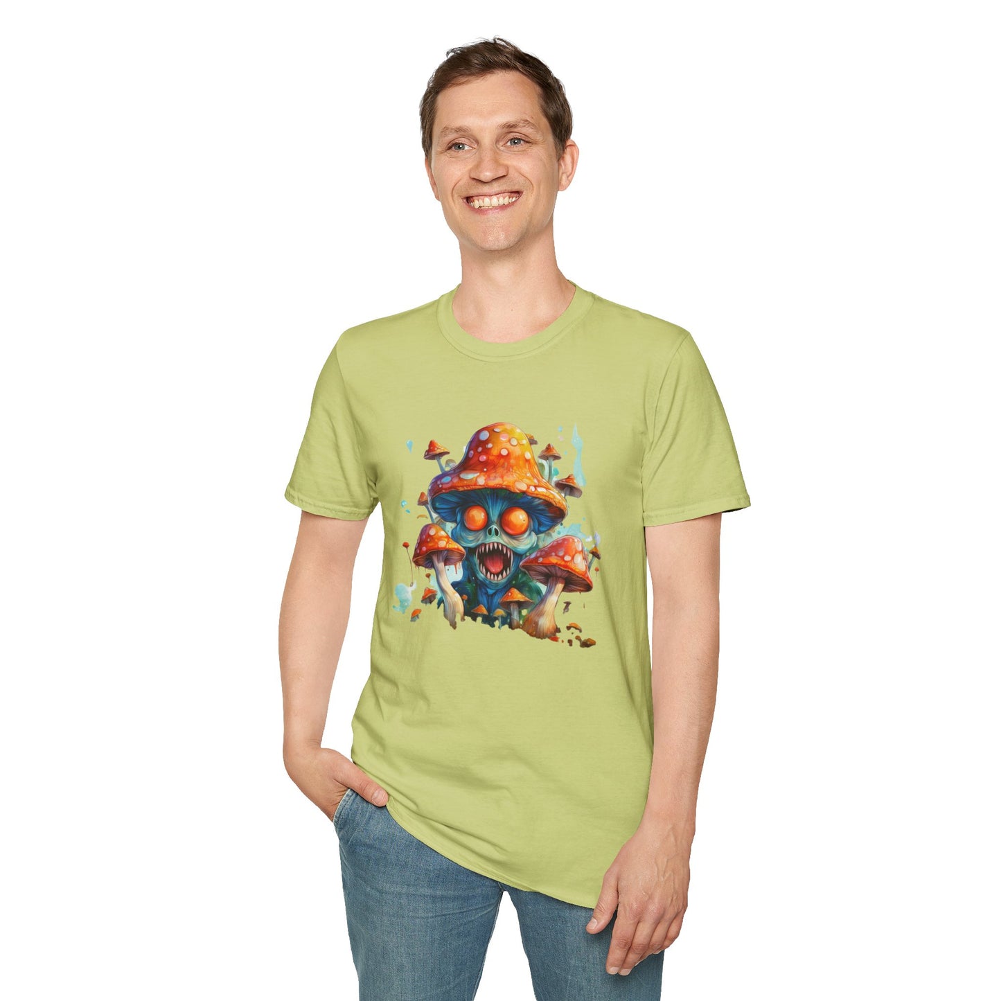Mashroom Tee Shirt, Mashroom Shirt, Shirt with Funny Mashroom, Shirt with Fungus