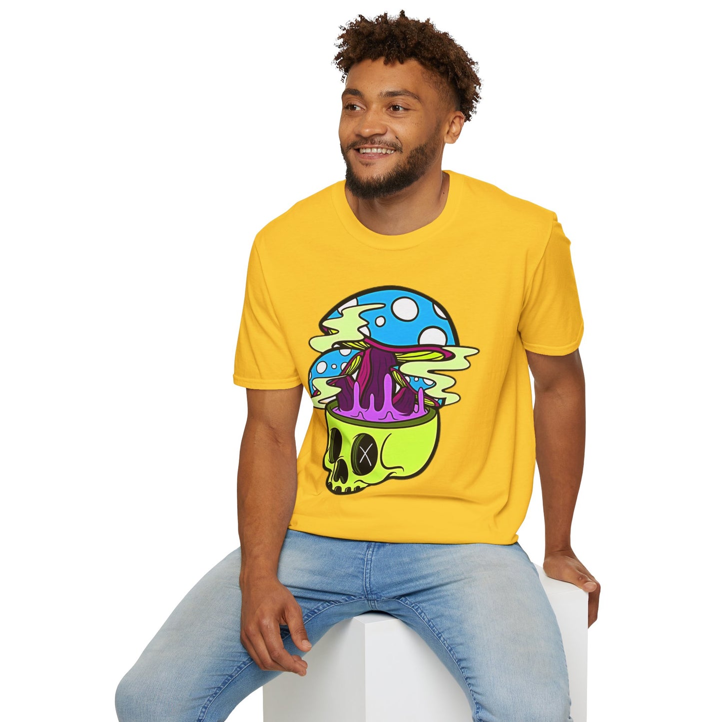 Skull Tee Shirt, Skeleton Shirt, Shirt with Skull, Shirt with Skeleton