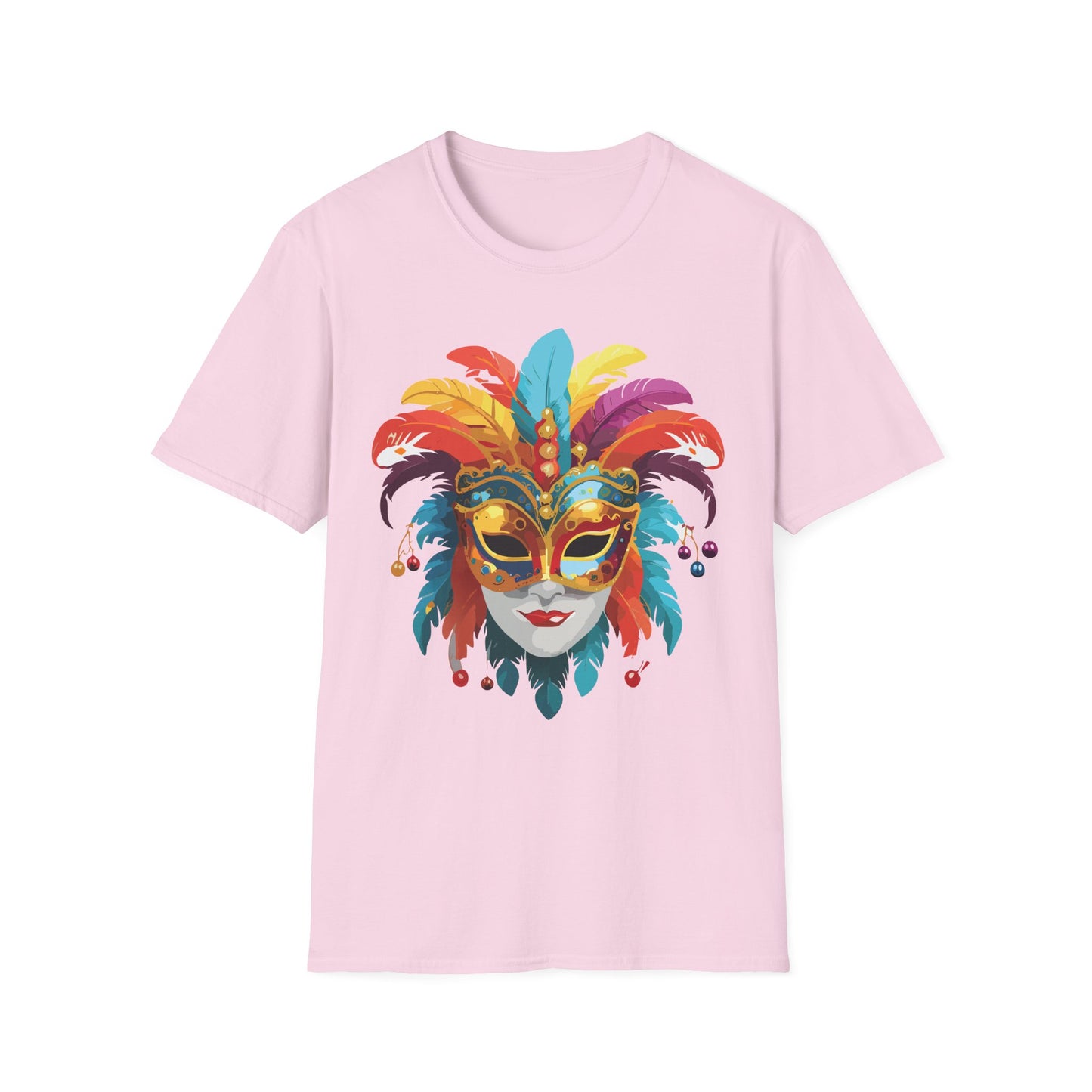 Mask Tee Shirt, Mask Shirt, Shirt with Mask, Masquerade Tees