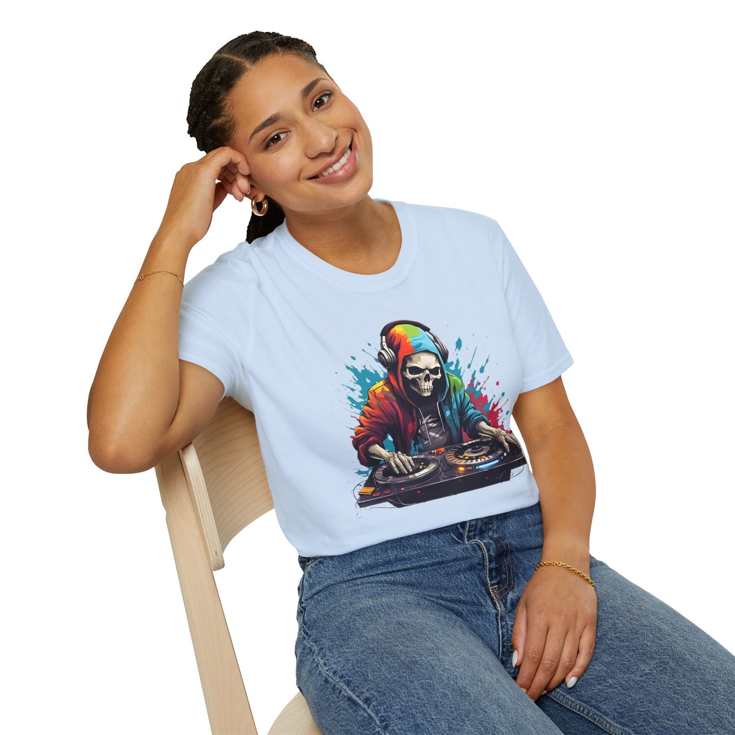 Skull Tee Shirt, Skeleton Shirt, Shirt with Skull, Shirt with Skeleton