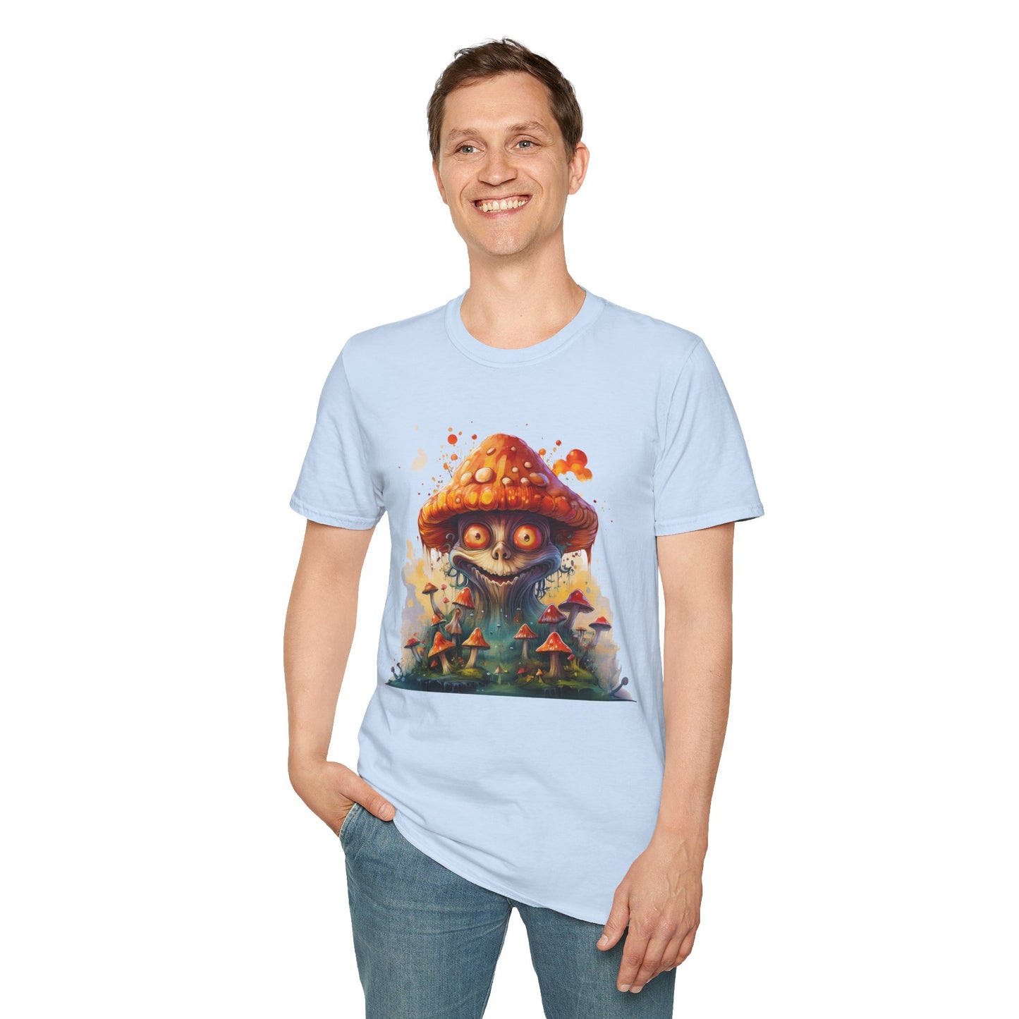 Mashroom Tee Shirt, Mashroom Shirt, Shirt with Funny Mashroom, Shirt with Fungus