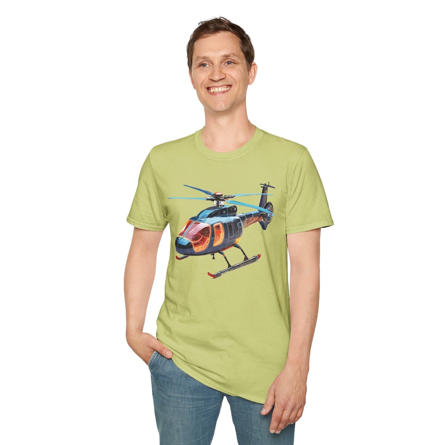 Chopper Shirt, Helicopter Shirt, Shirt with Helicopter, T Shirt with Chopper