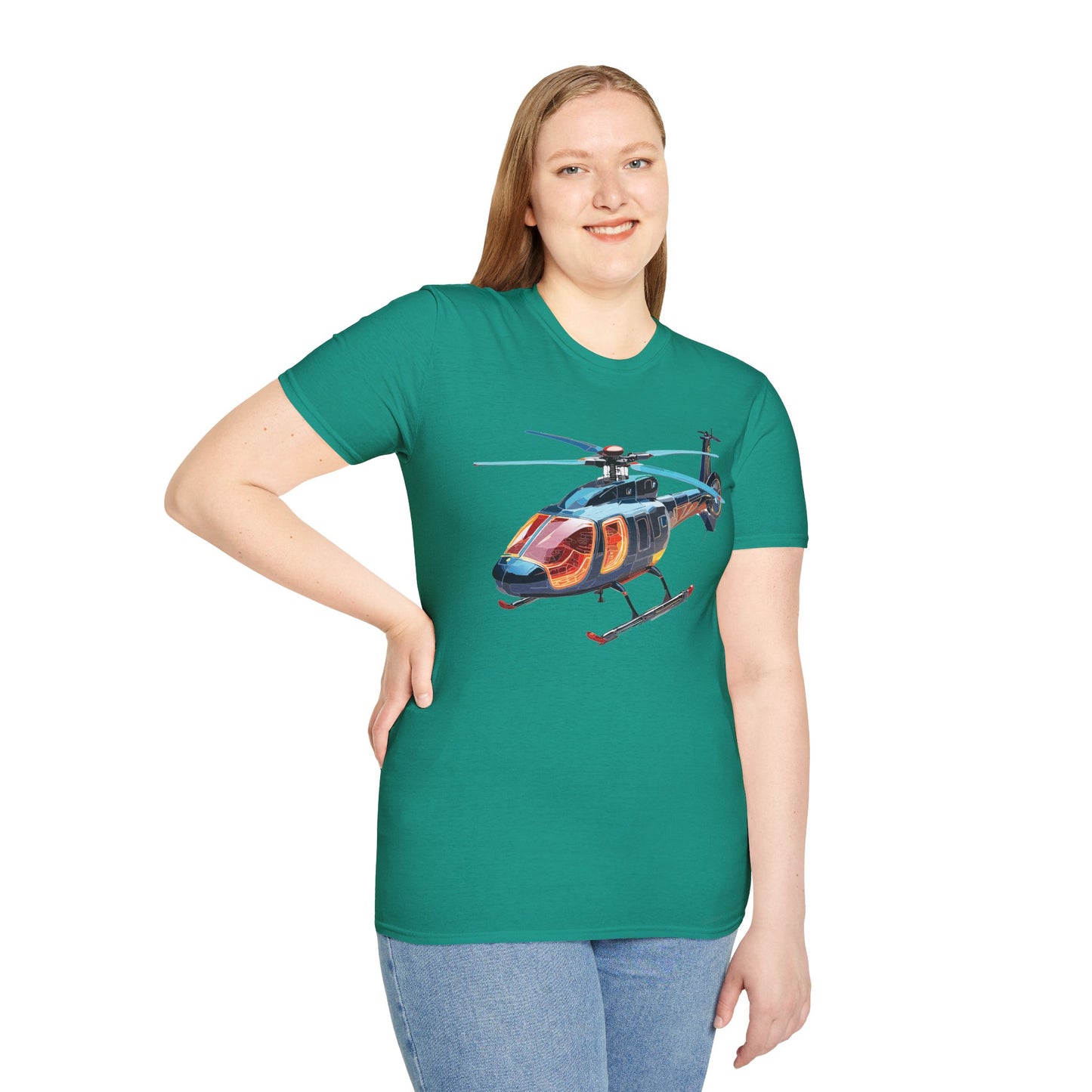 Chopper Shirt, Helicopter Shirt, Shirt with Helicopter, T Shirt with Chopper