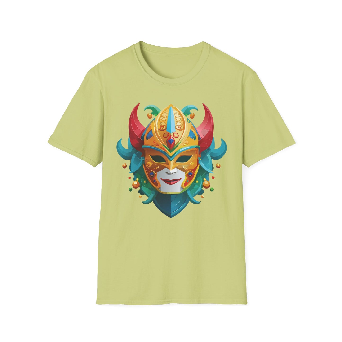 Mask Tee Shirt, Mask Shirt, Shirt with Mask, Masquerade Tees