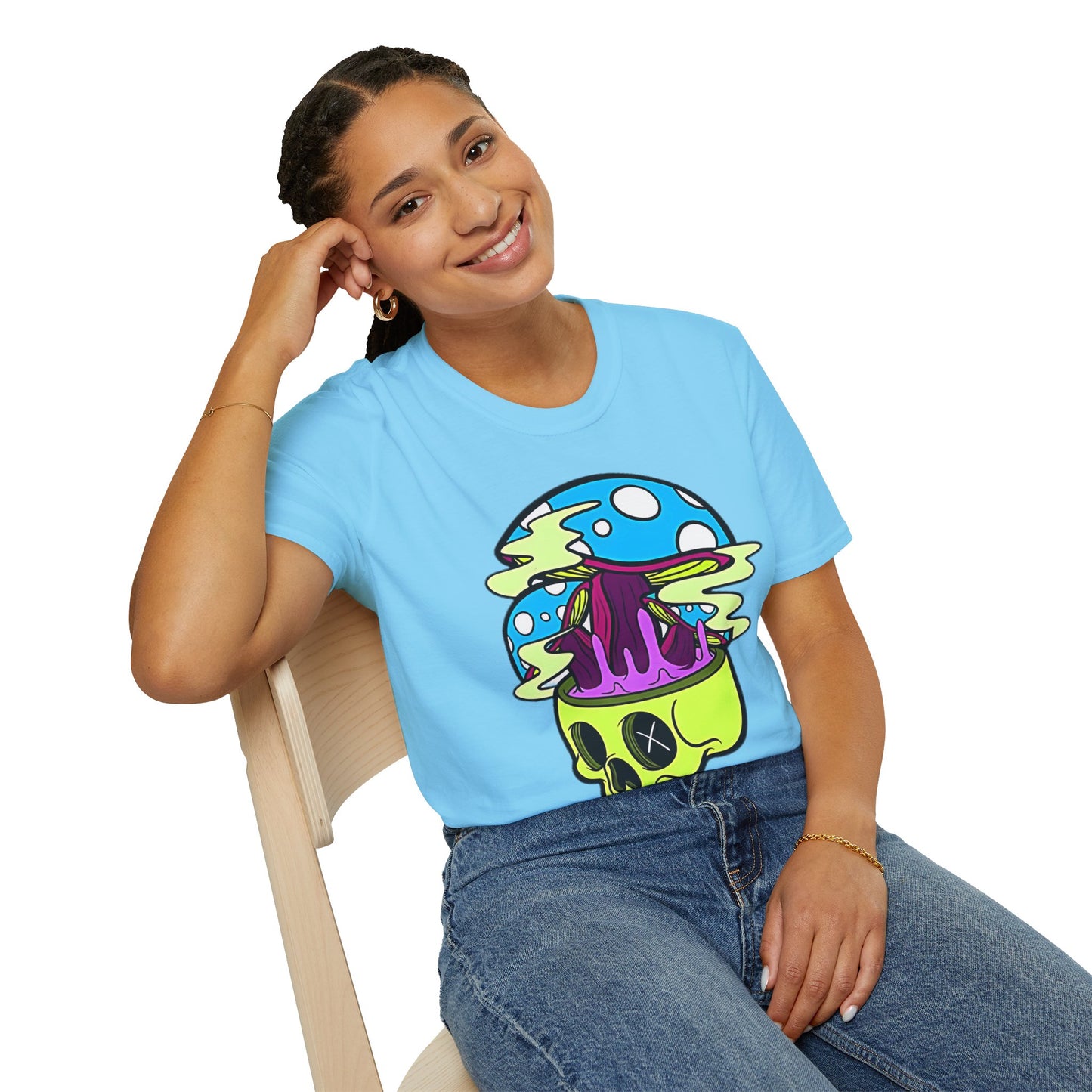 Skull Tee Shirt, Skeleton Shirt, Shirt with Skull, Shirt with Skeleton