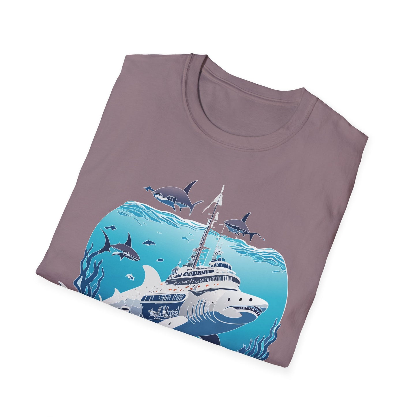 Ocean Tee Shirt, Ocean Shirt, Shirt with Ocean, U boat Tees, Shirt with U-Boat
