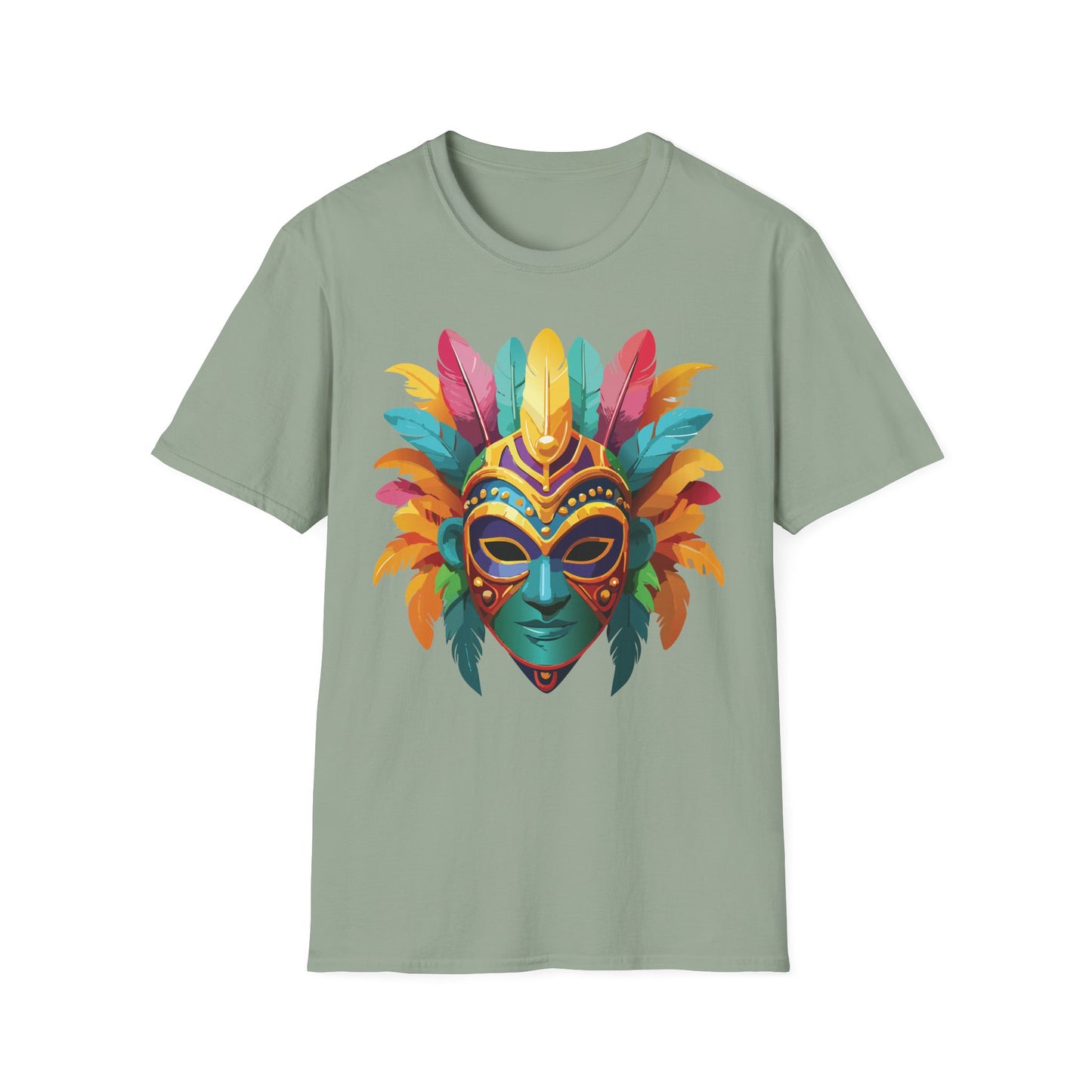 Mask Tee Shirt, Mask Shirt, Shirt with Mask, Masquerade Tees