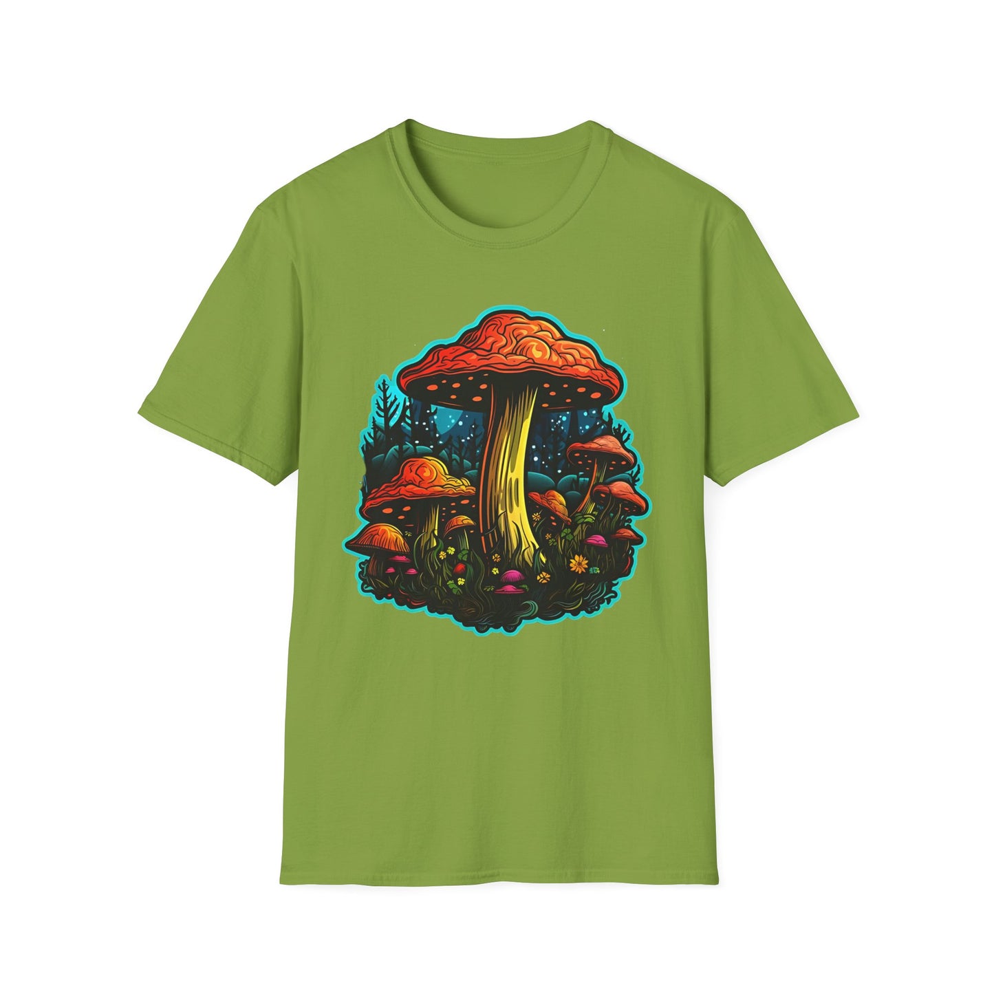 Mashroom Tee Shirt, Mashroom Shirt, Shirt with Funny Mashroom, Shirt with Fungus