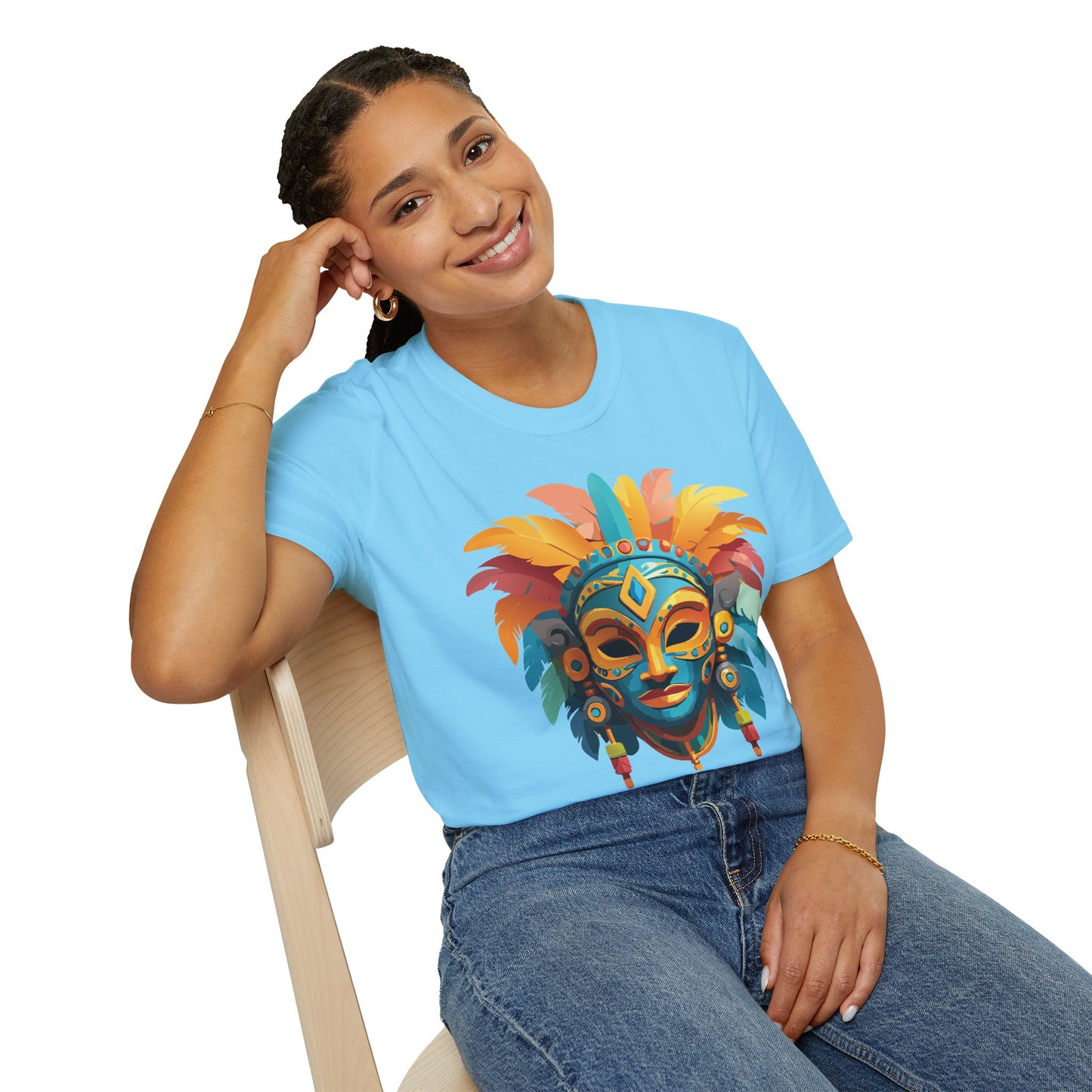Mask Tee Shirt, Mask Shirt, Shirt with Mask, Masquerade Tees