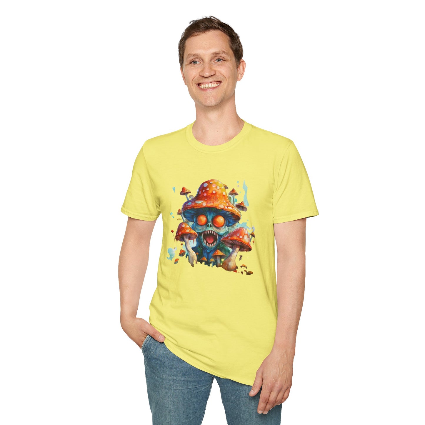 Mashroom Tee Shirt, Mashroom Shirt, Shirt with Funny Mashroom, Shirt with Fungus