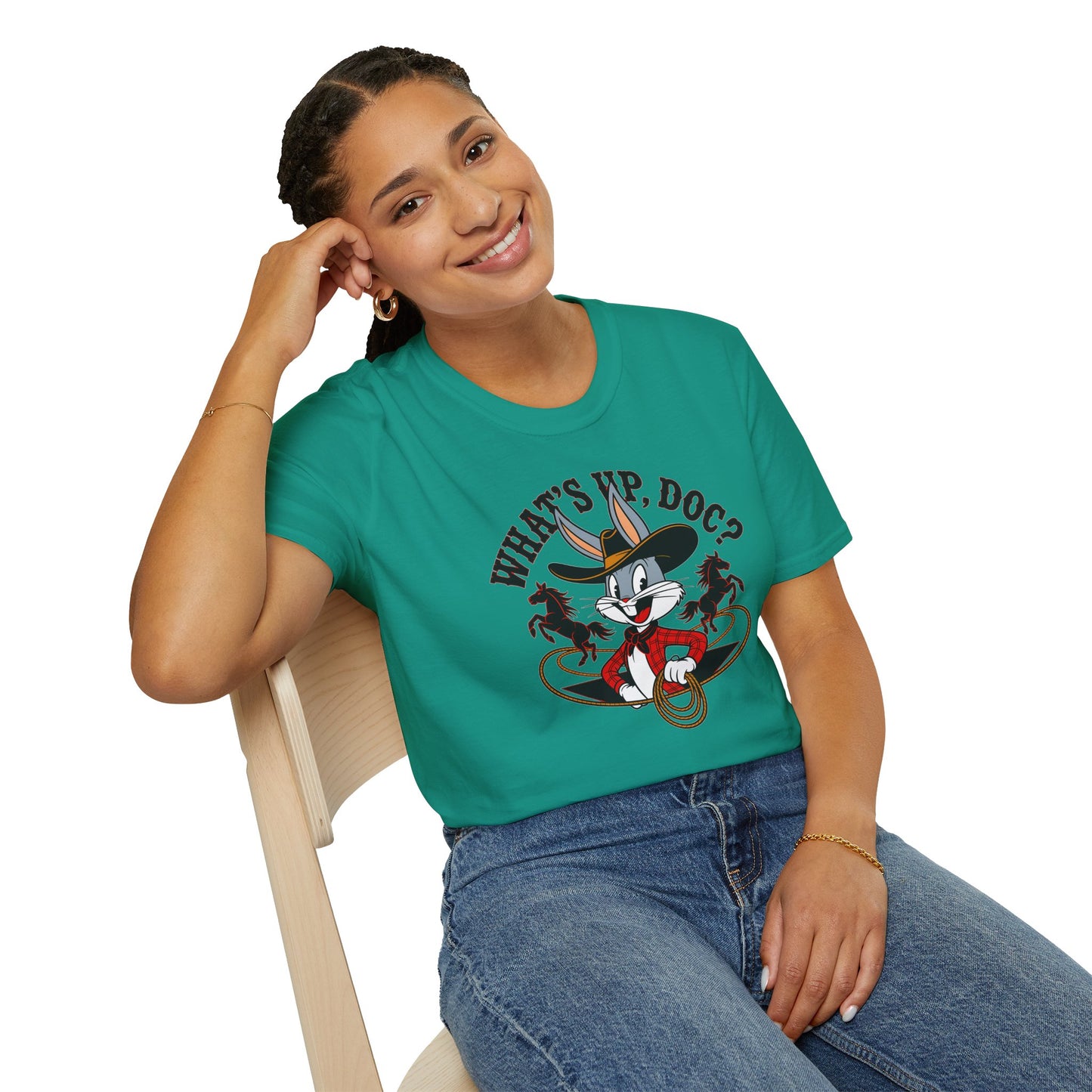 Bugs Bunny Shirt, Bugs Bunny T Shirt, Shirt with Bugs Bunny, T Shirt with Cartoon, Cartoon on T Shirt, Animation Shirt