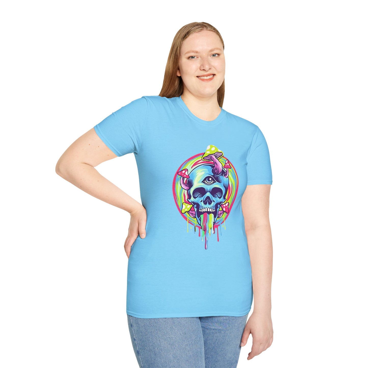 Skull Tee Shirt, Skeleton Shirt, Shirt with Skull, Shirt with Skeleton