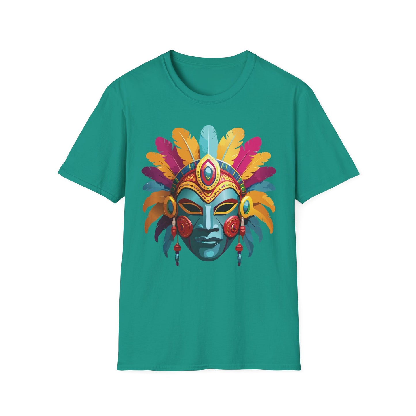 Mask Tee Shirt, Mask Shirt, Shirt with Mask, Masquerade Tees