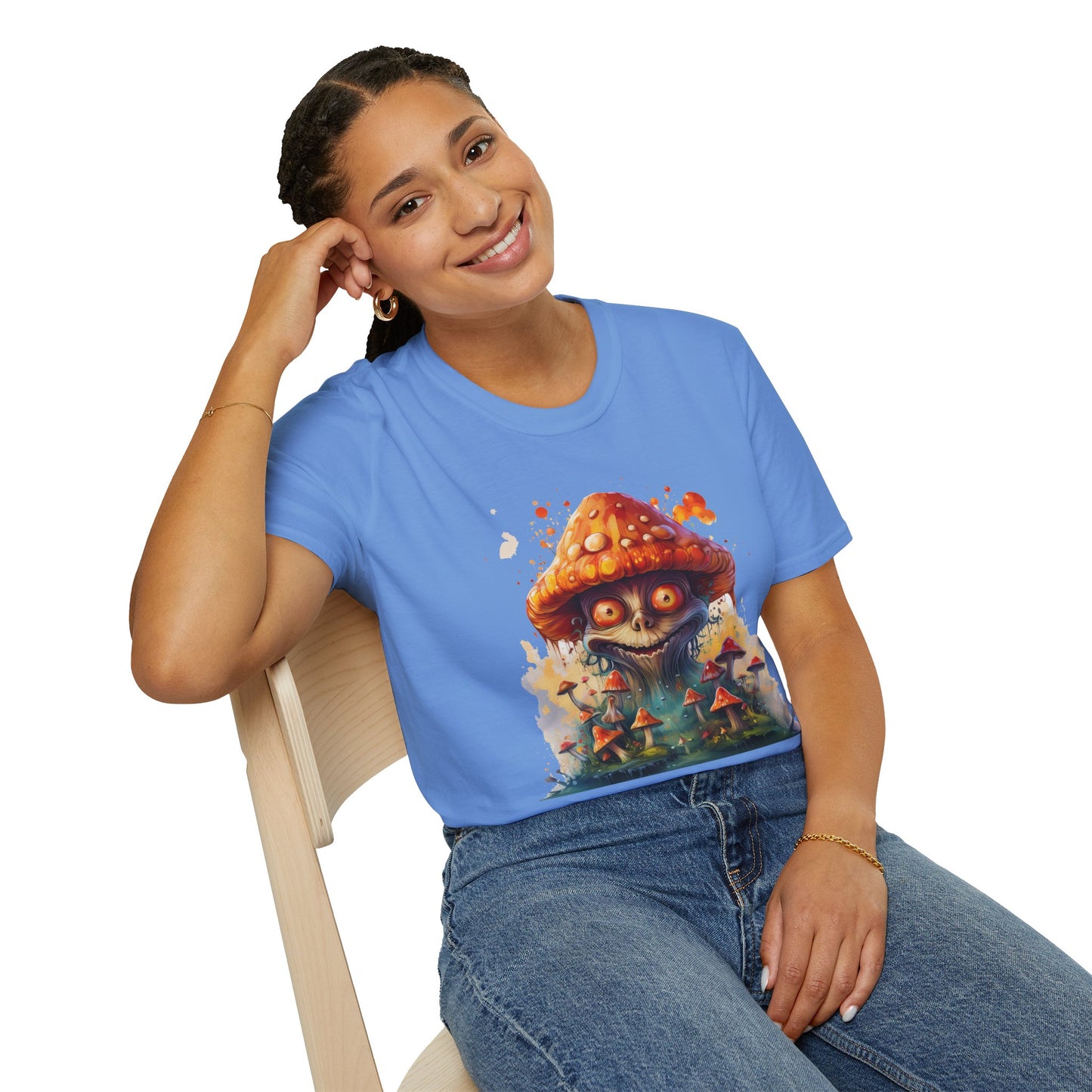 Mashroom Tee Shirt, Mashroom Shirt, Shirt with Funny Mashroom, Shirt with Fungus