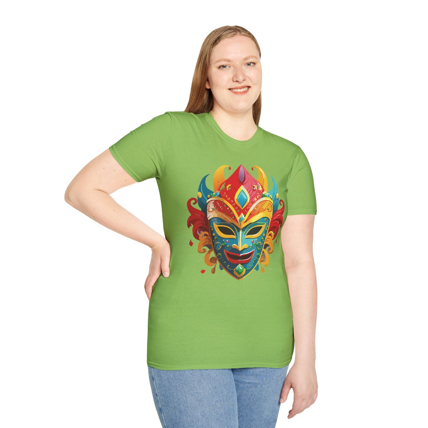 Mask Tee Shirt, Mask Shirt, Shirt with Mask, Masquerade Tees