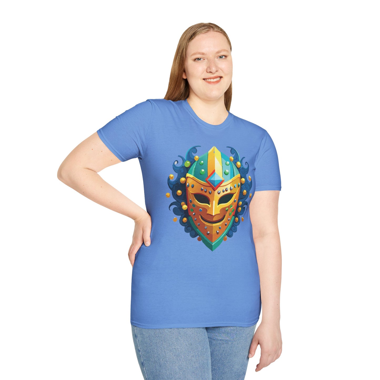Mask Tee Shirt, Mask Shirt, Shirt with Mask, Masquerade Tees