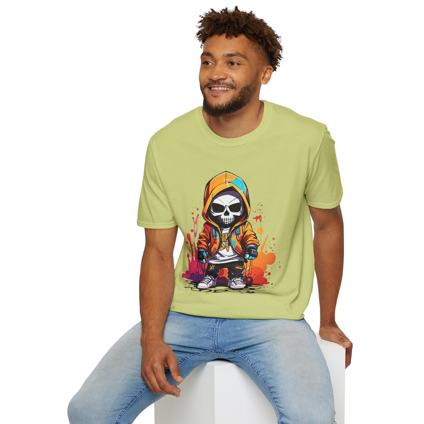 Skull Tee Shirt, Skeleton Shirt, Shirt with Skull, Shirt with Skeleton