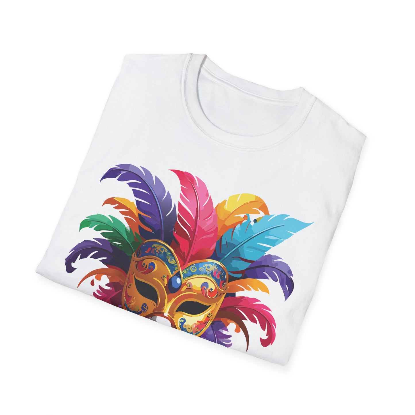 Mask Tee Shirt, Mask Shirt, Shirt with Mask, Masquerade Tees