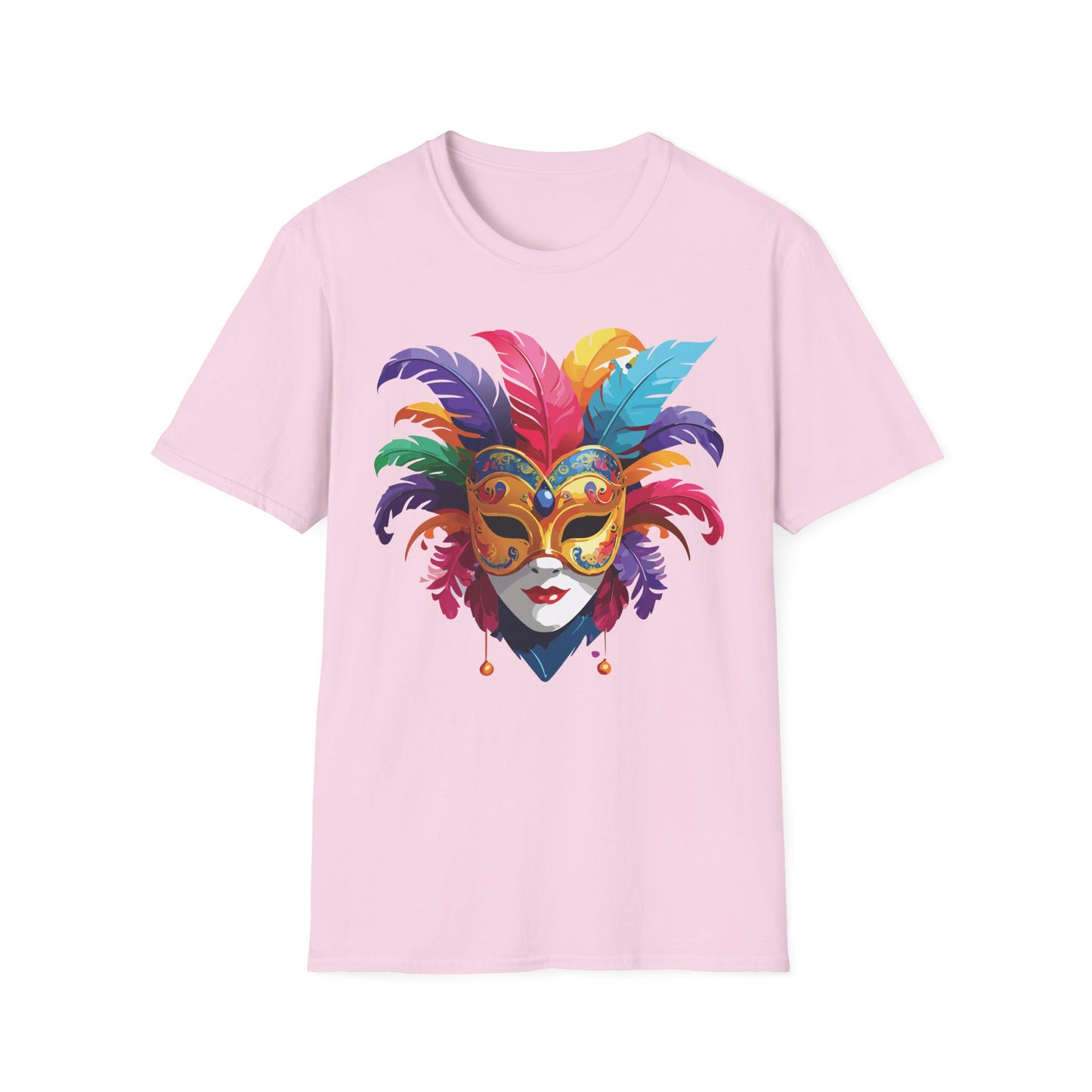 Mask Tee Shirt, Mask Shirt, Shirt with Mask, Masquerade Tees