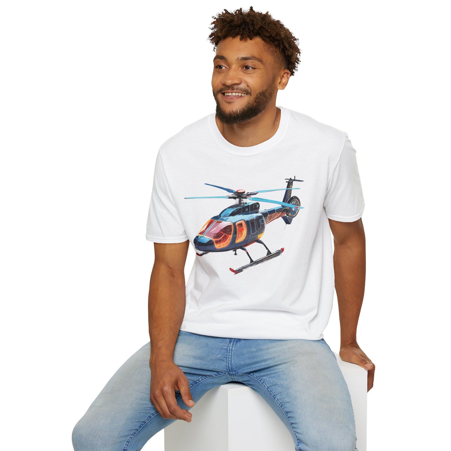 Chopper Shirt, Helicopter Shirt, Shirt with Helicopter, T Shirt with Chopper