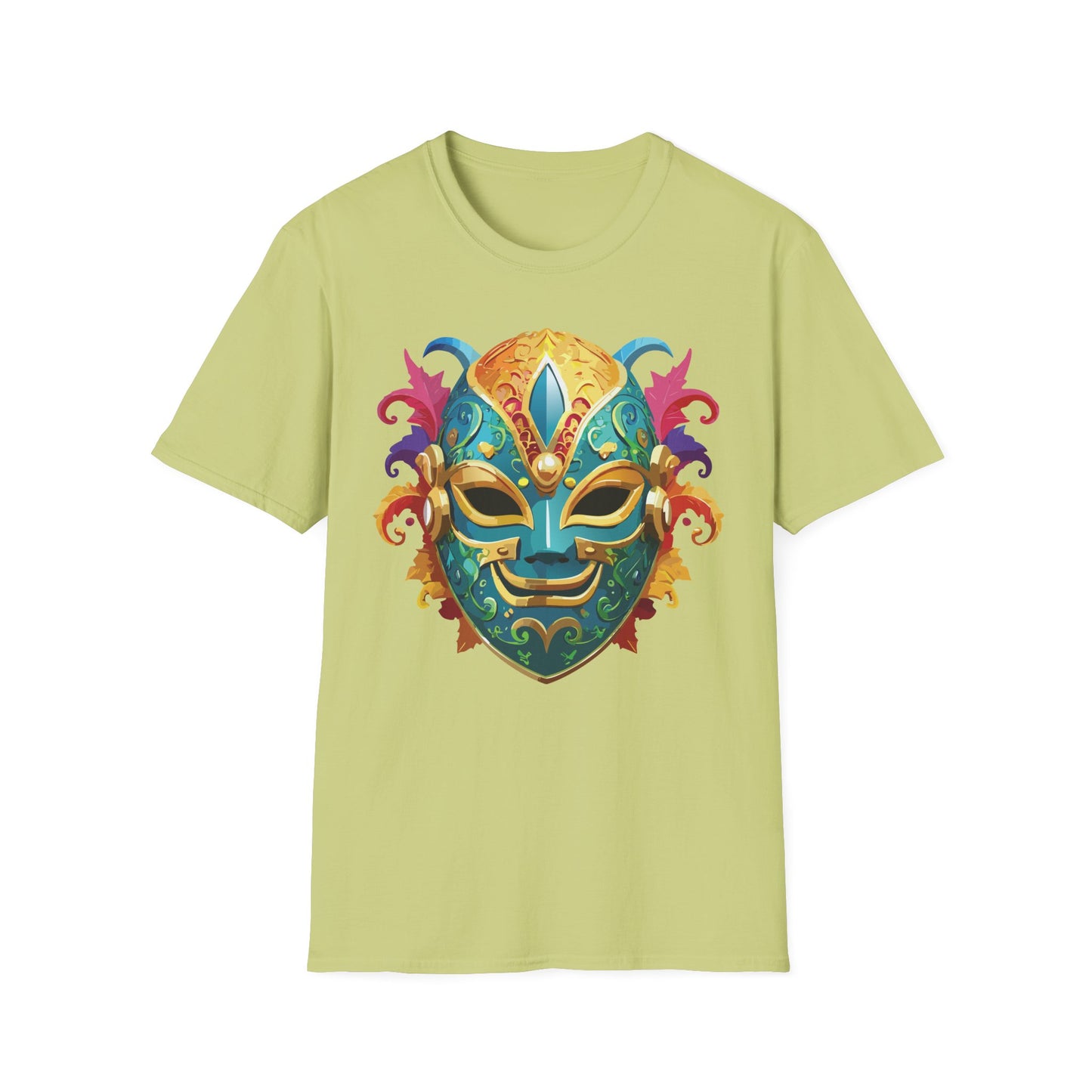 Mask Tee Shirt, Mask Shirt, Shirt with Mask, Masquerade Tees