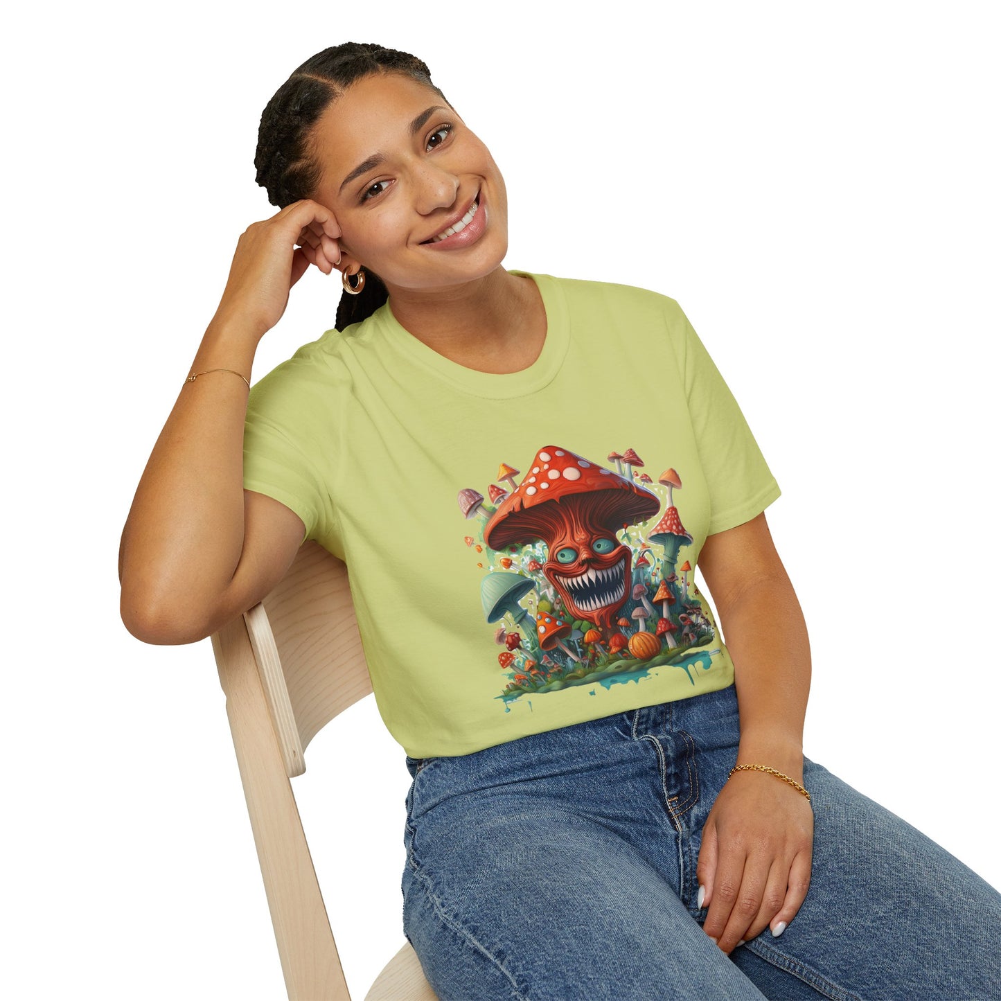 Mashroom Tee Shirt, Mashroom Shirt, Shirt with Funny Mashroom, Shirt with Fungus