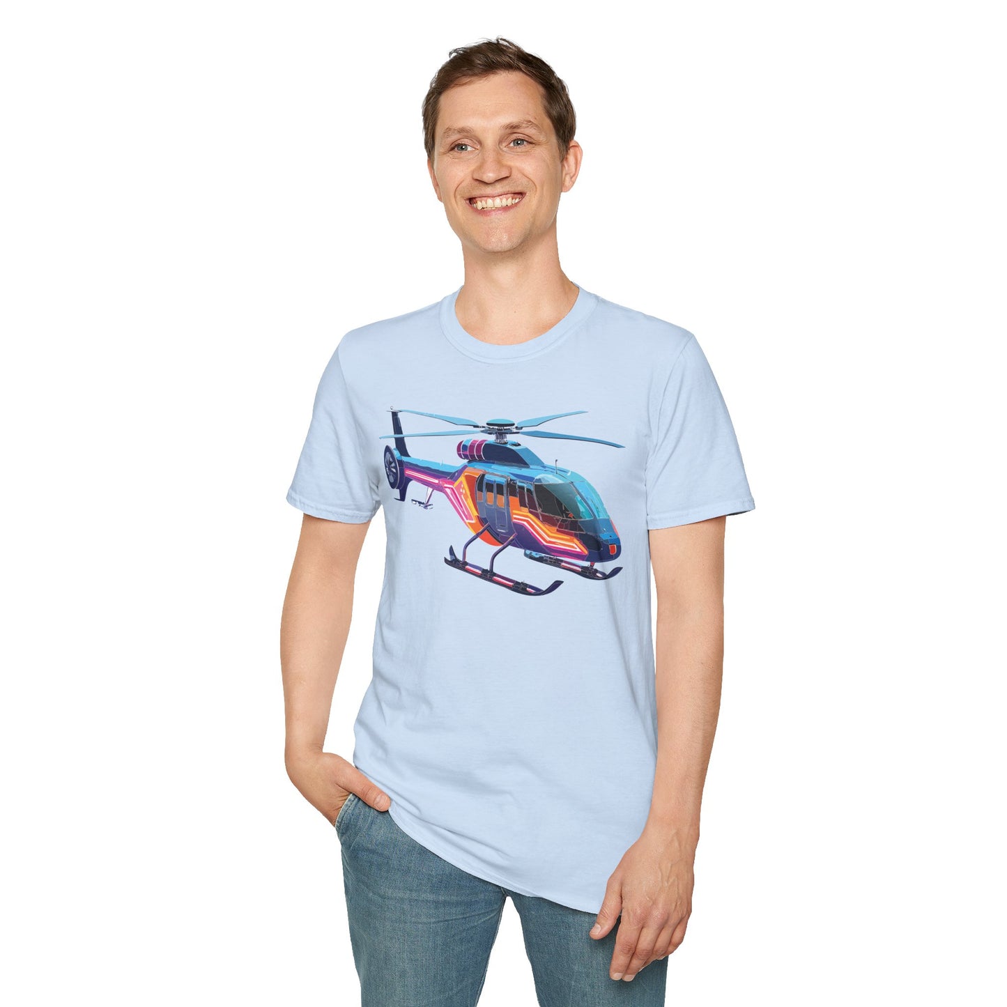 Chopper Shirt, Helicopter Shirt, Shirt with Helicopter, T Shirt with Chopper