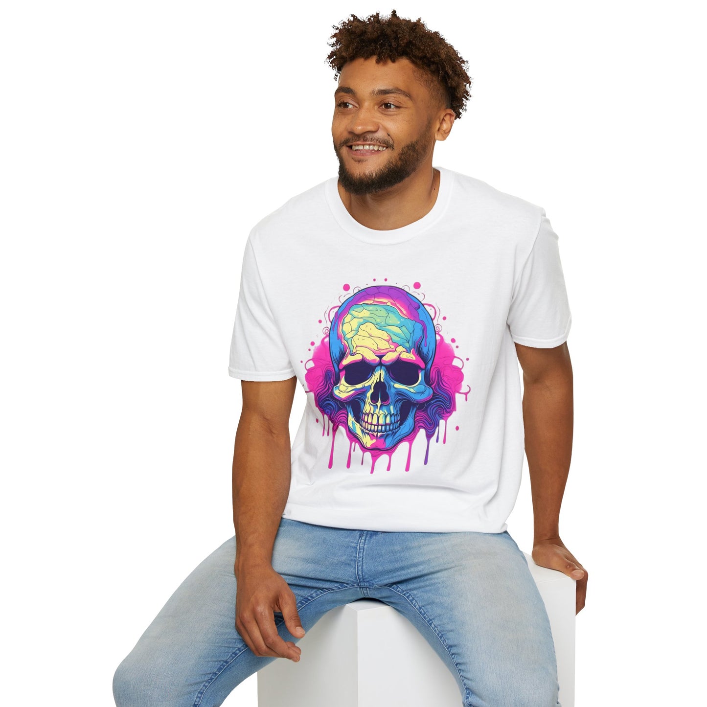 Skull Tee Shirt, Skeleton Shirt, Shirt with Skull, Shirt with Skeleton
