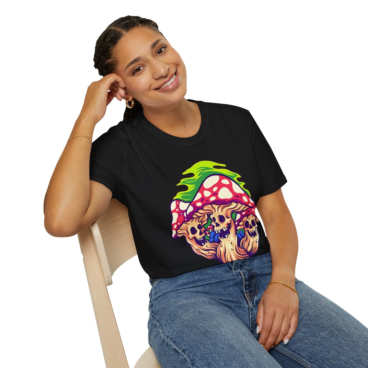 Mashroom Tee Shirt, Mashroom Shirt, Shirt with Funny Mashroom, Shirt with Fungus