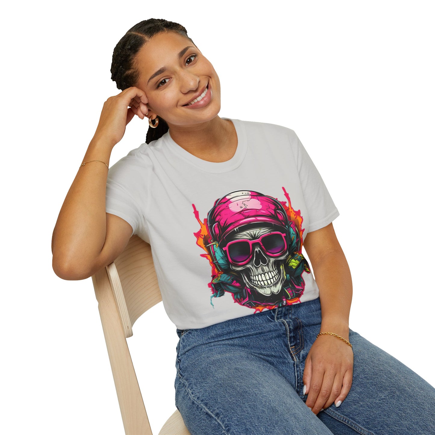 Skull Tee Shirt, Skeleton Shirt, Shirt with Skull, Shirt with Skeleton