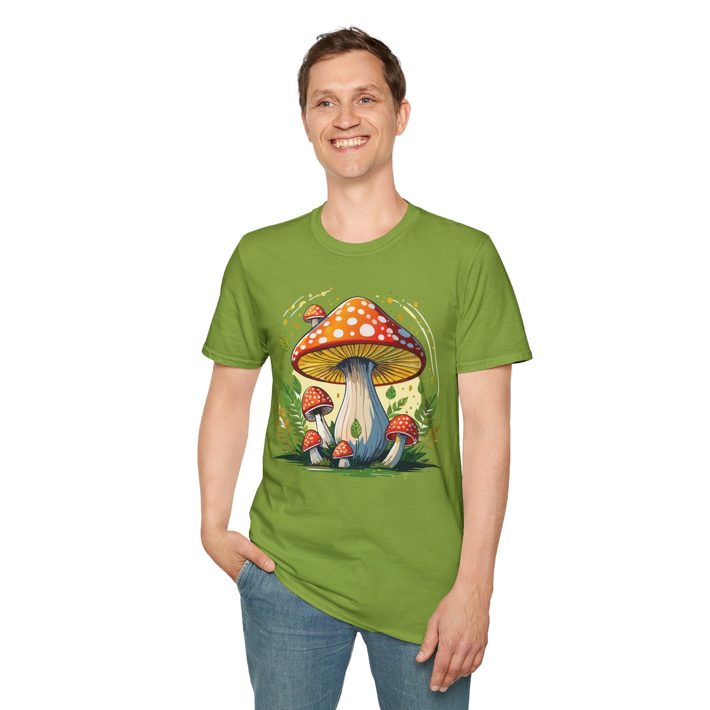 Mashroom Tee Shirt, Mashroom Shirt, Shirt with Funny Mashroom, Shirt with Fungus