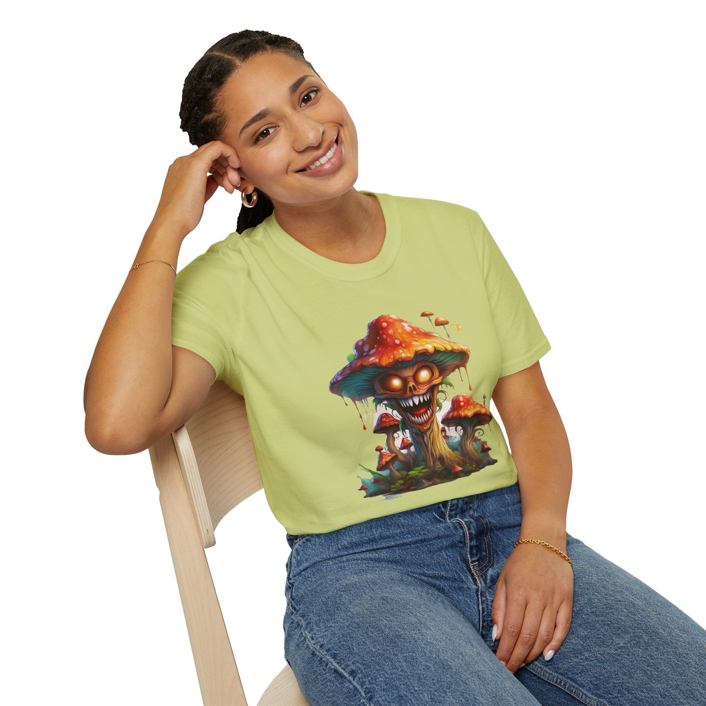 Mashroom Tee Shirt, Mashroom Shirt, Shirt with Funny Mashroom, Shirt with Fungus