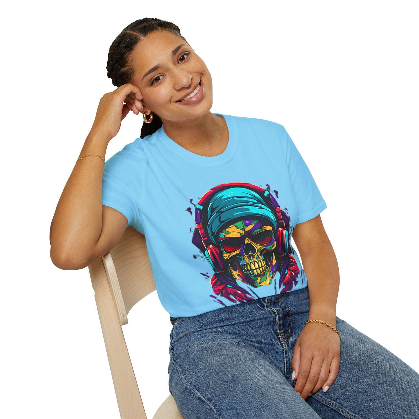 Skull Tee Shirt, Skeleton Shirt, Shirt with Skull, Shirt with Skeleton