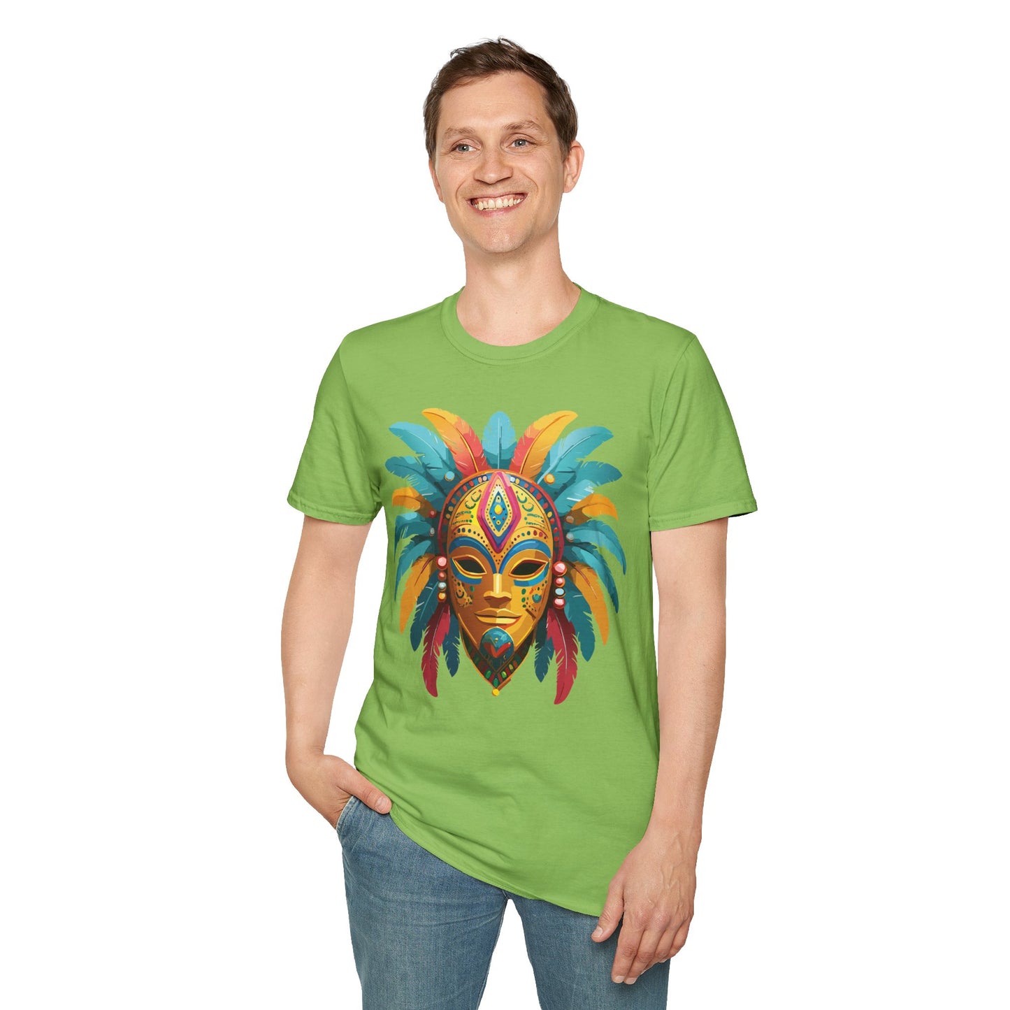 Mask Tee Shirt, Mask Shirt, Shirt with Mask, Masquerade Tees