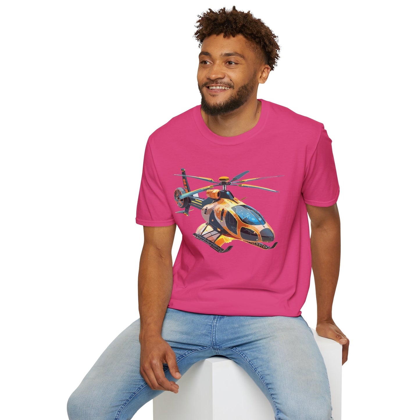 Chopper Shirt, Helicopter Shirt, Shirt with Helicopter, T Shirt with Chopper