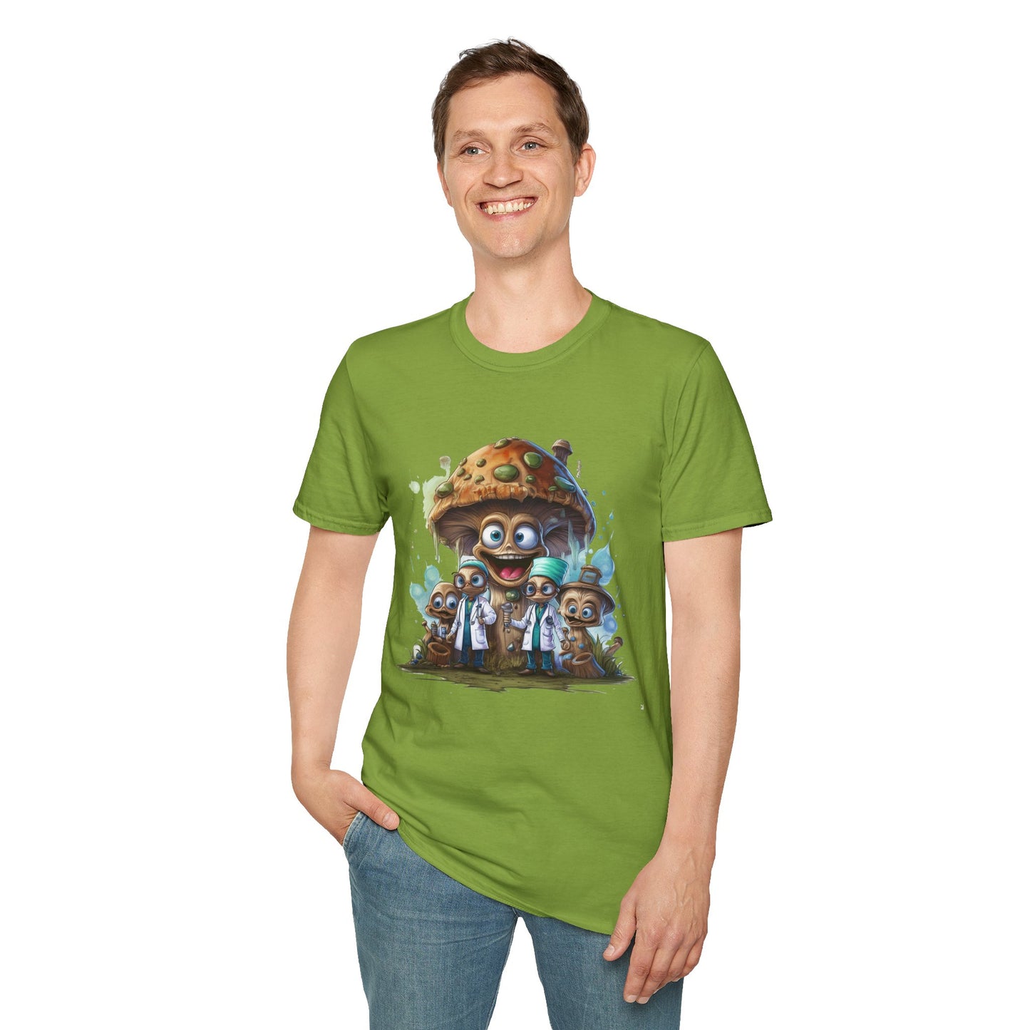 Mashroom Tee Shirt, Mashroom Shirt, Shirt with Funny Mashroom, Shirt with Fungus