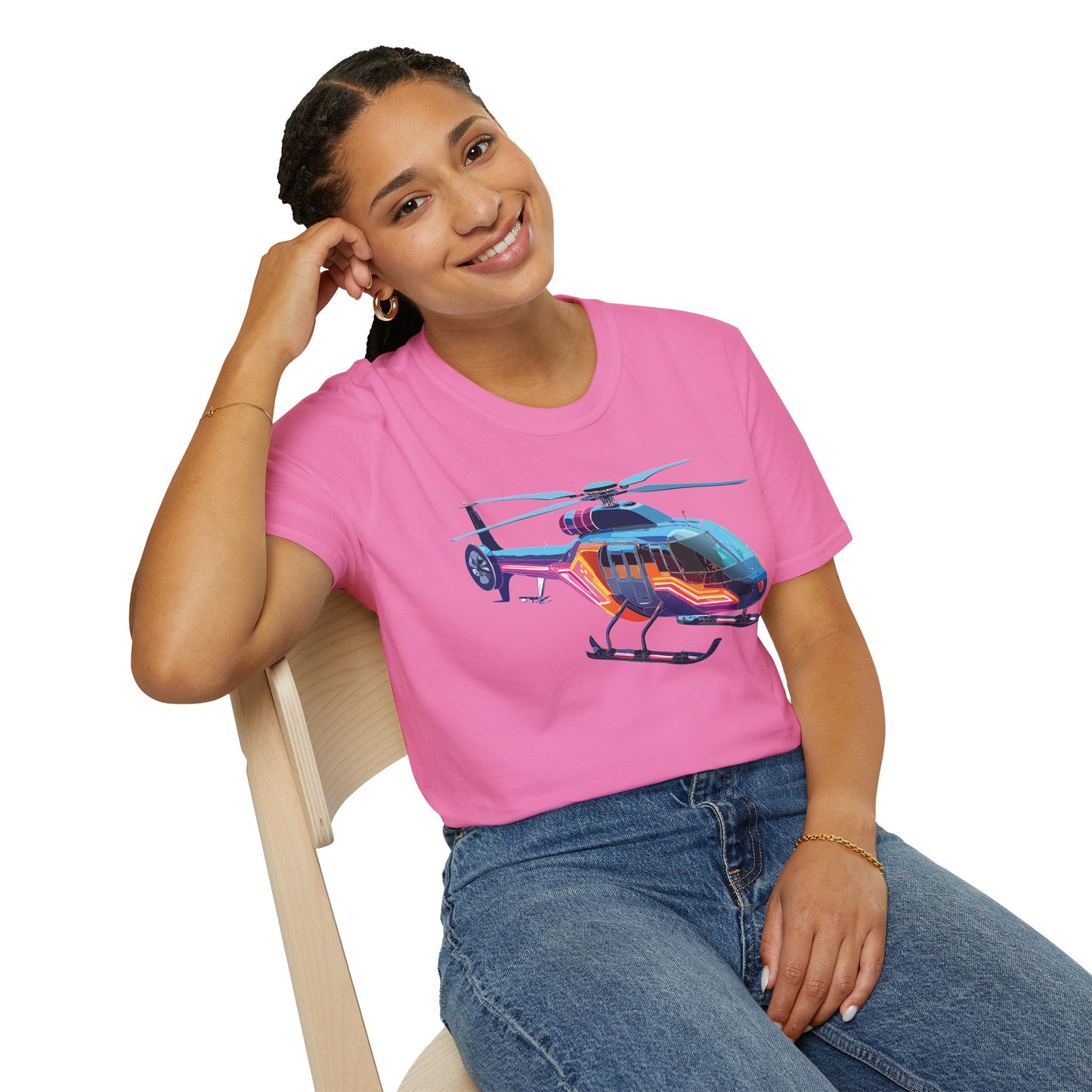 Chopper Shirt, Helicopter Shirt, Shirt with Helicopter, T Shirt with Chopper