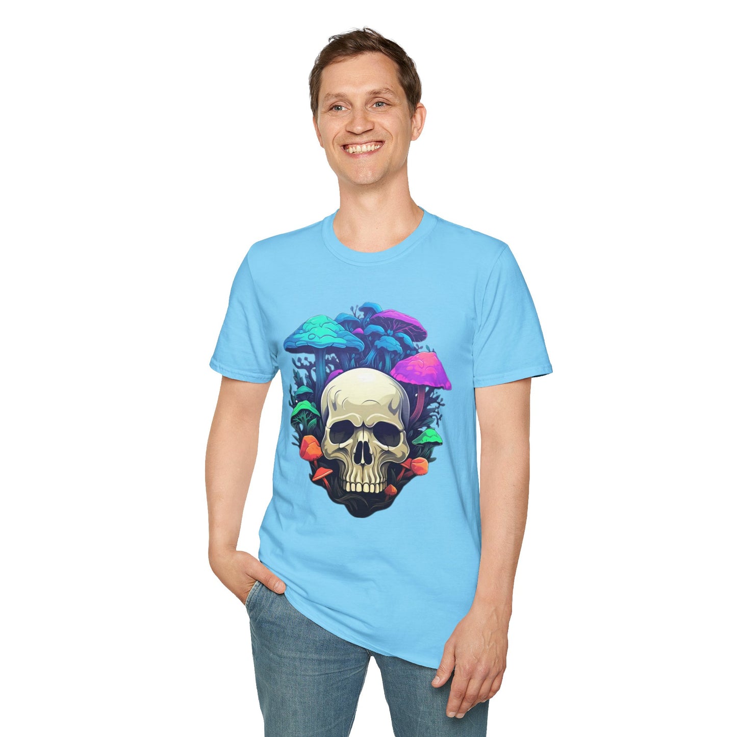 Skull Tee Shirt, Skeleton Shirt, Shirt with Skull, Shirt with Skeleton