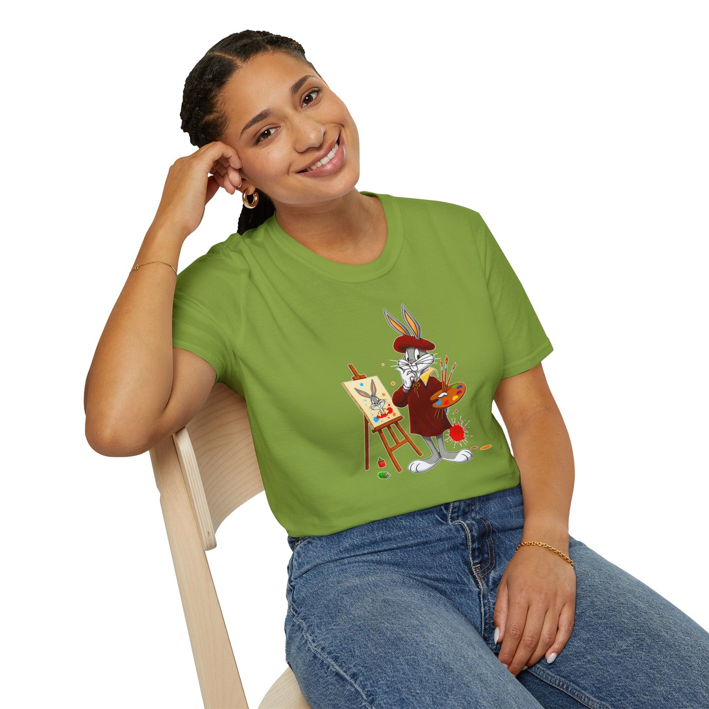 Bugs Bunny Shirt, Bugs Bunny T Shirt, Shirt with Bugs Bunny, T Shirt with Cartoon, Cartoon on T Shirt, Animation Shirt