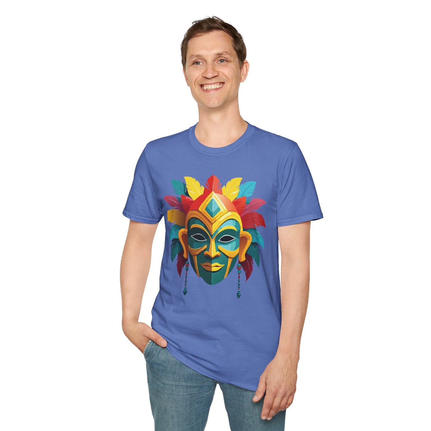 Mask Tee Shirt, Mask Shirt, Shirt with Mask, Masquerade Tees