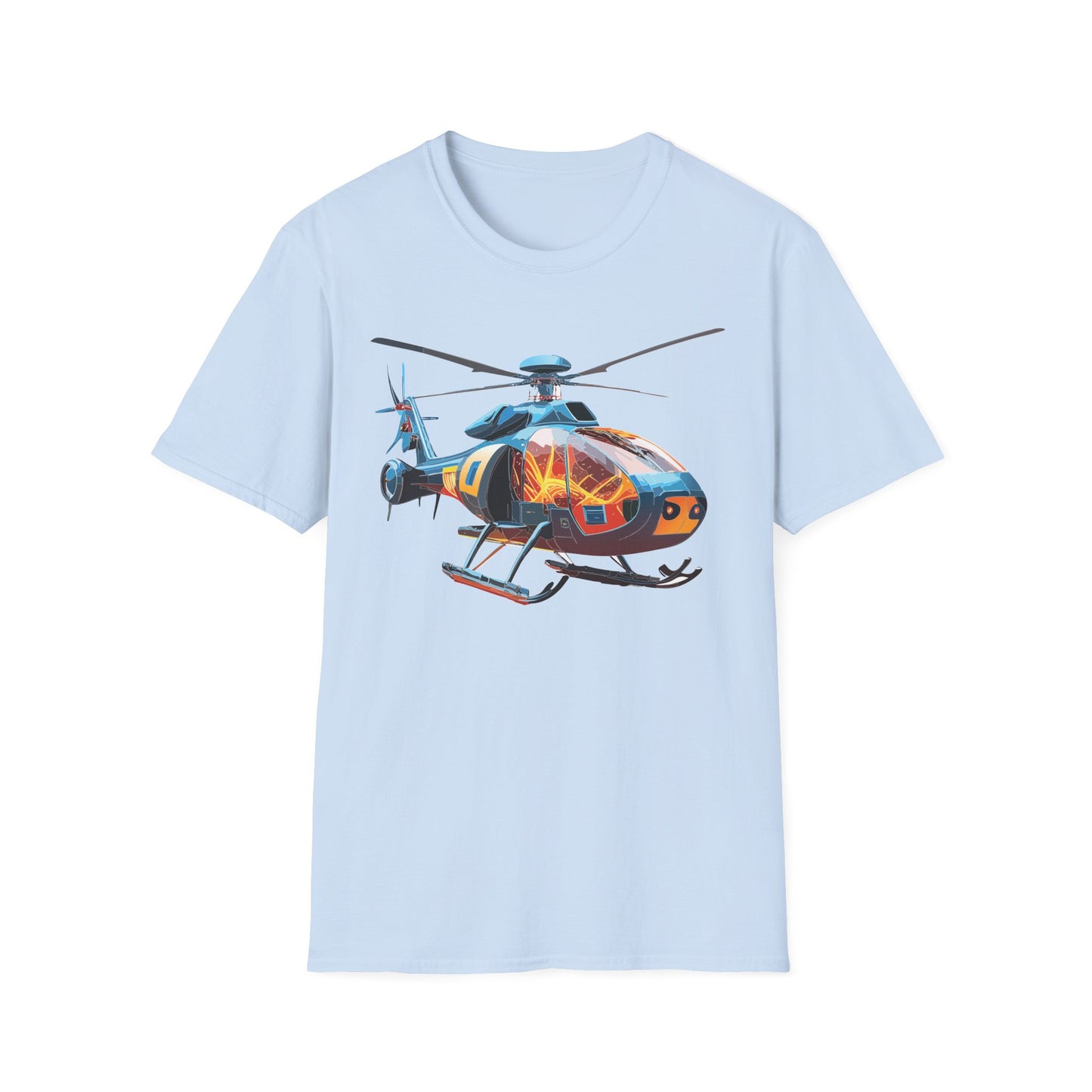 Chopper Shirt, Helicopter Shirt, Shirt with Helicopter, T Shirt with Chopper